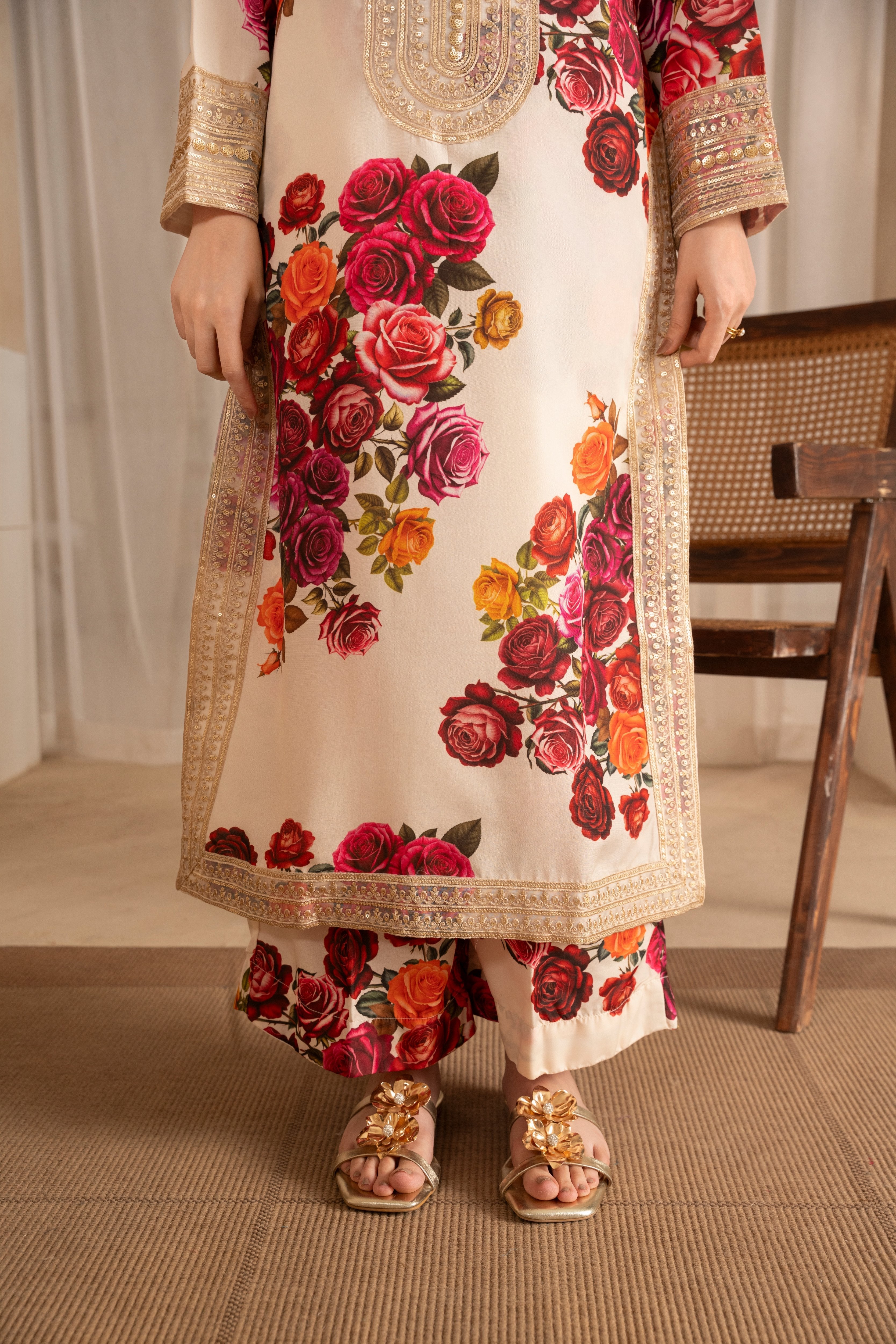 Ferdoos Premium Fabric Pakistani Formal Dresses - Sahiba-clothing - 3