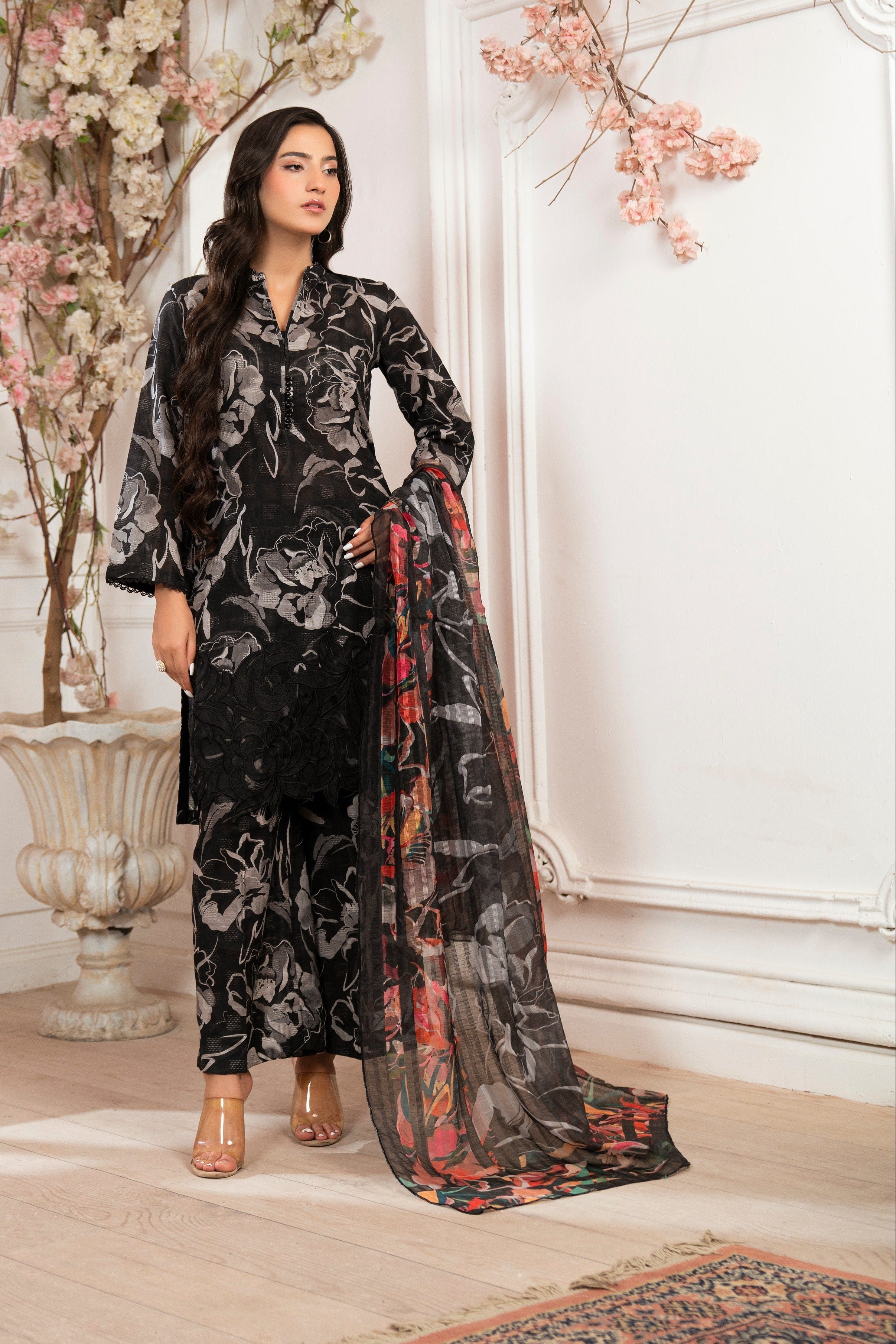 Zeenia Premium Fabric Pakistani Summer Dresses - Sahiba-clothing - 1