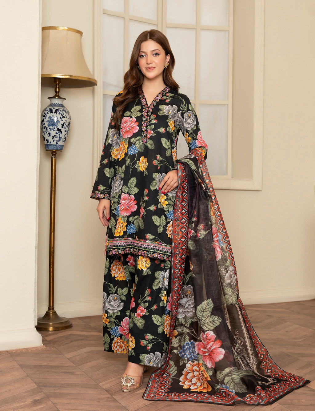 Laham Premium Fabric Pakistani Summer Dresses - Sahiba-clothing - 4