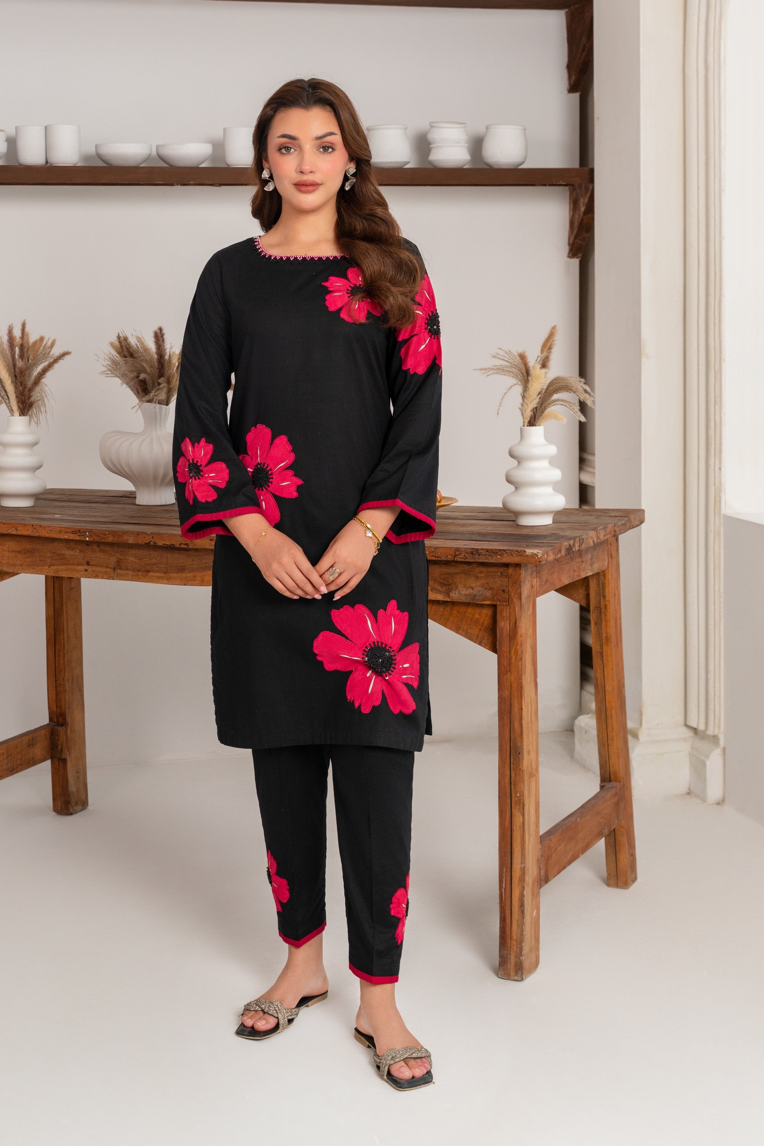 Haneen Premium Fabric Pakistani Summer Dresses - Sahiba-clothing - 1