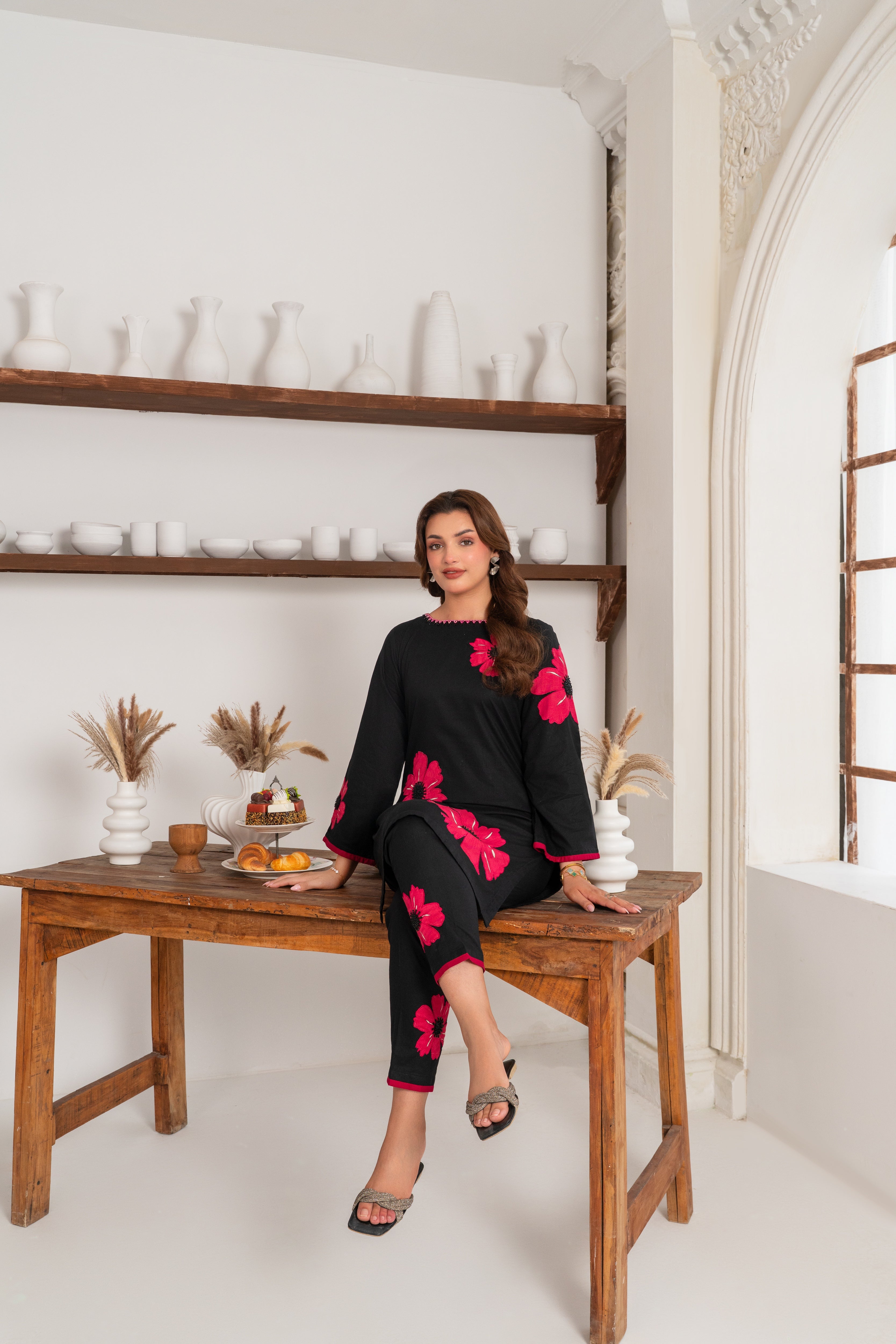 Haneen Premium Fabric Pakistani Summer Dresses - Sahiba-clothing - 5