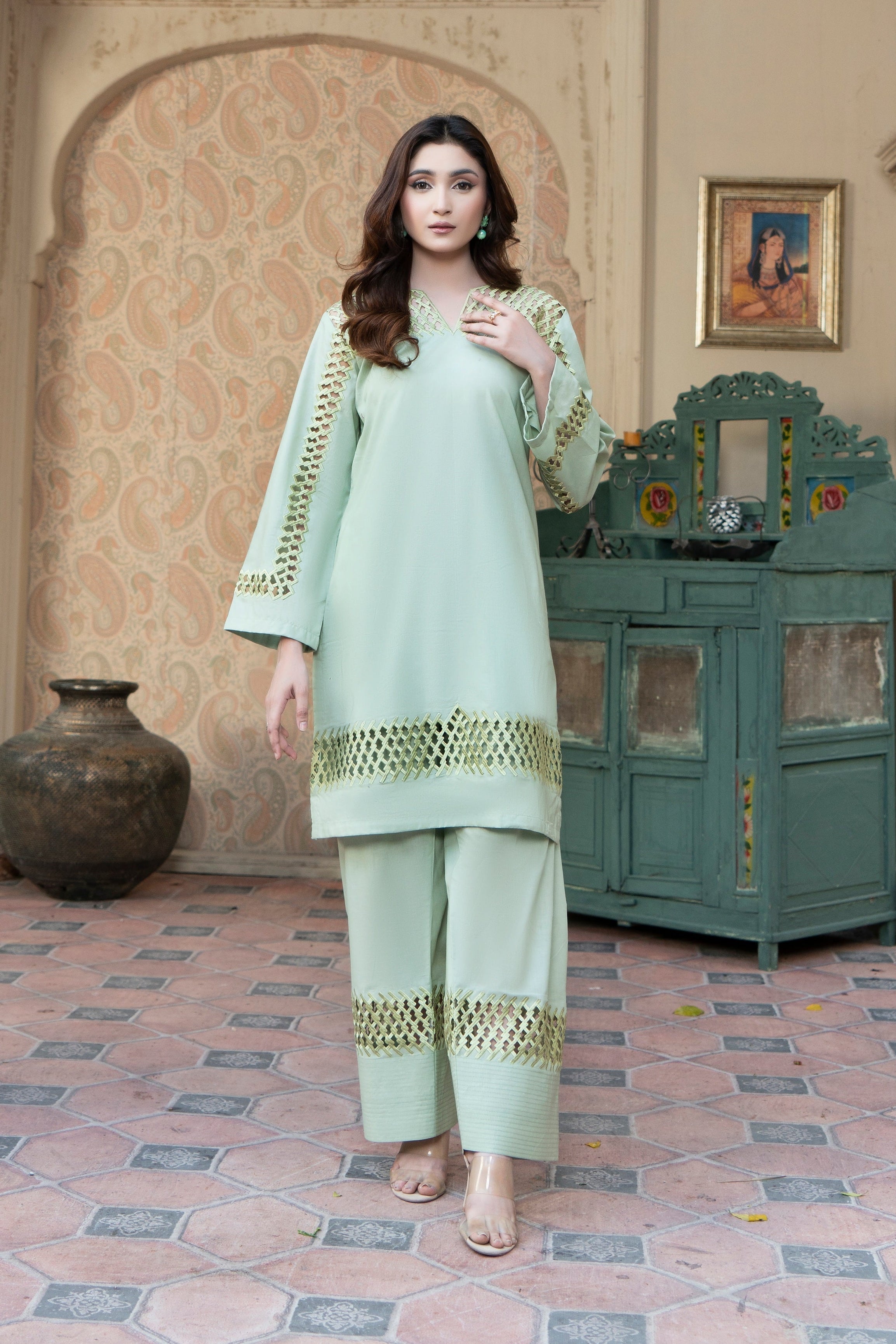 Velora Premium Fabric Pakistani Summer Dresses - Sahiba-clothing - 1