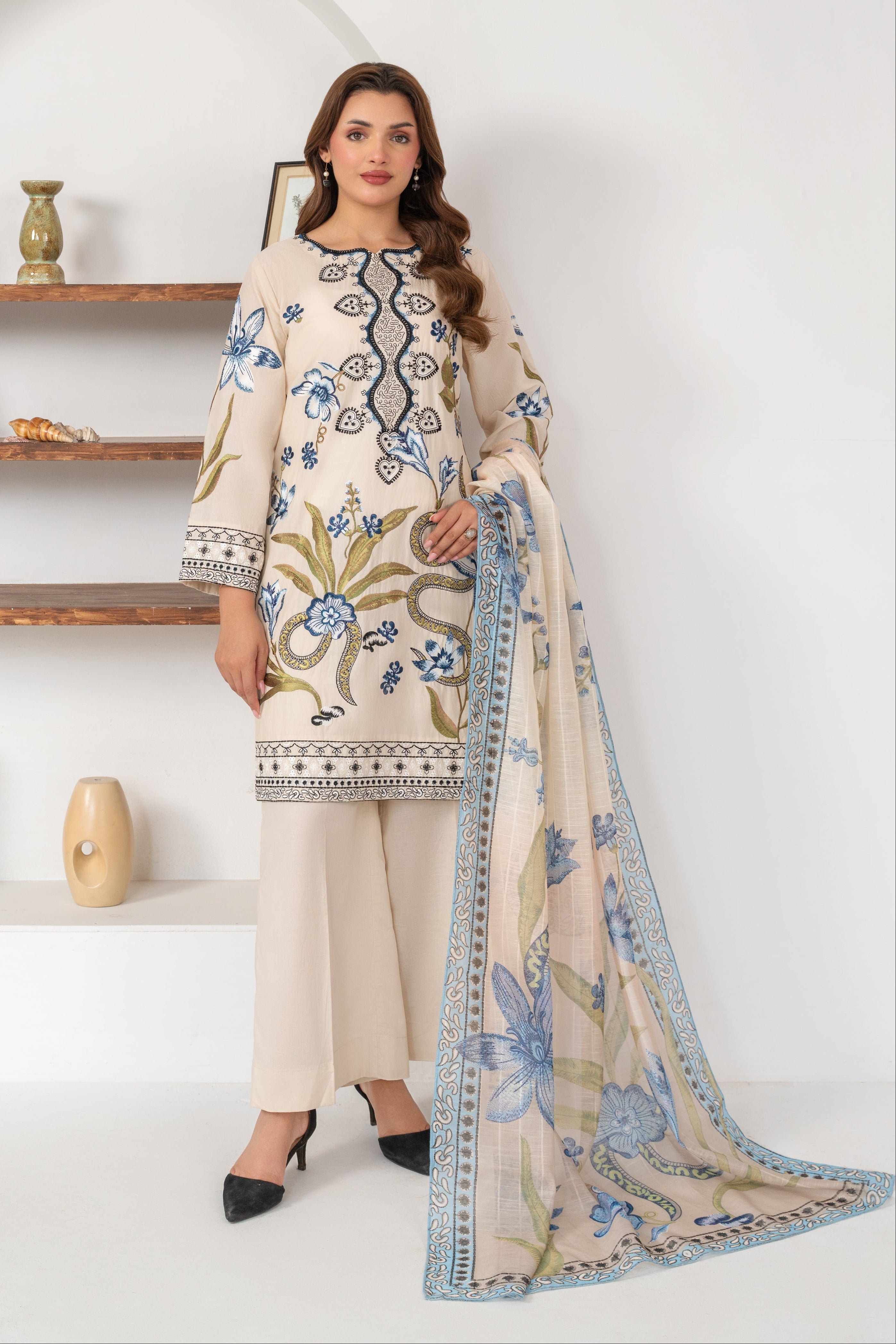 Zarqaa Premium Fabric Pakistani Summer Dresses - Sahiba-clothing - 1