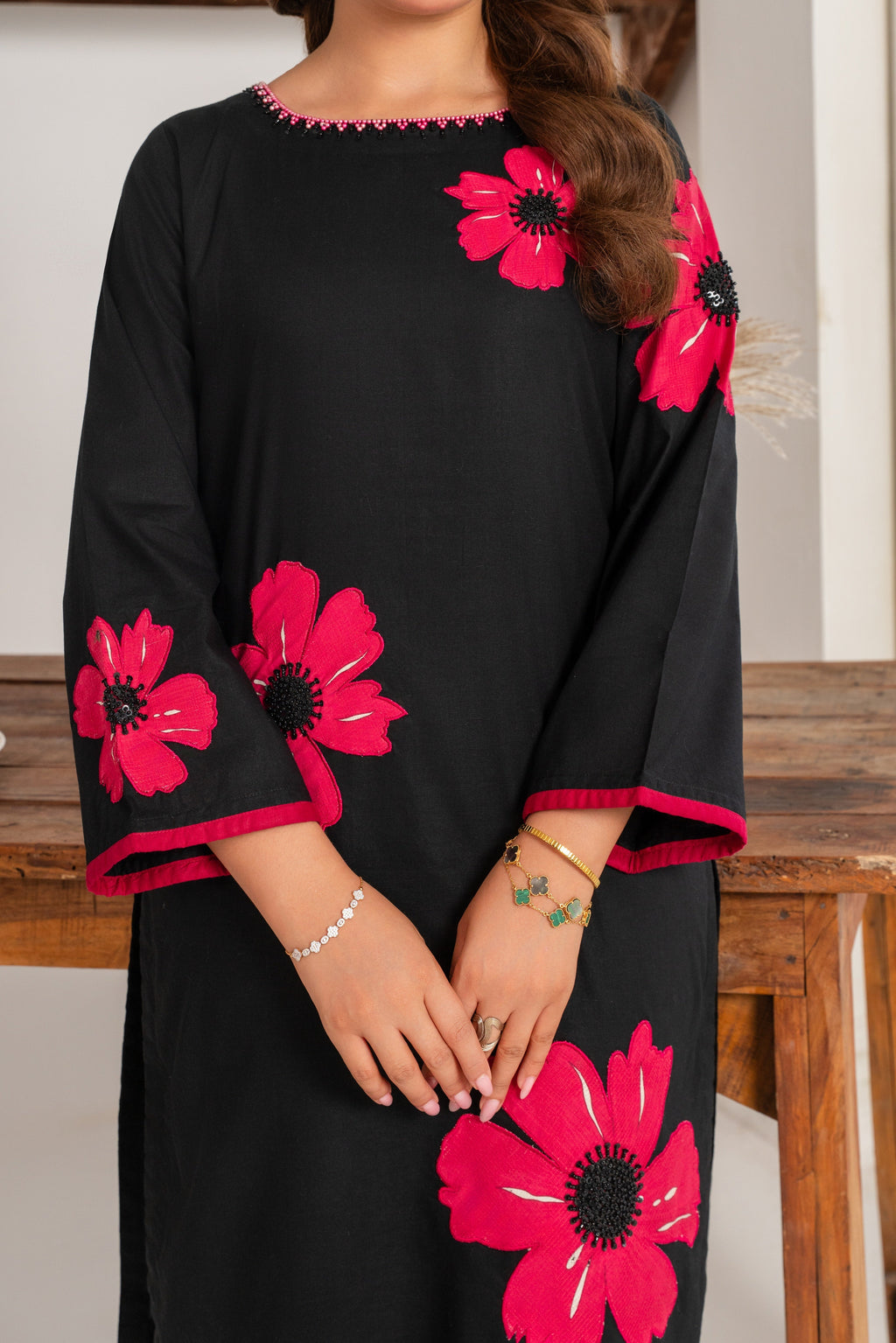 Haneen Premium Fabric Pakistani Summer Dresses - Sahiba-clothing - 2