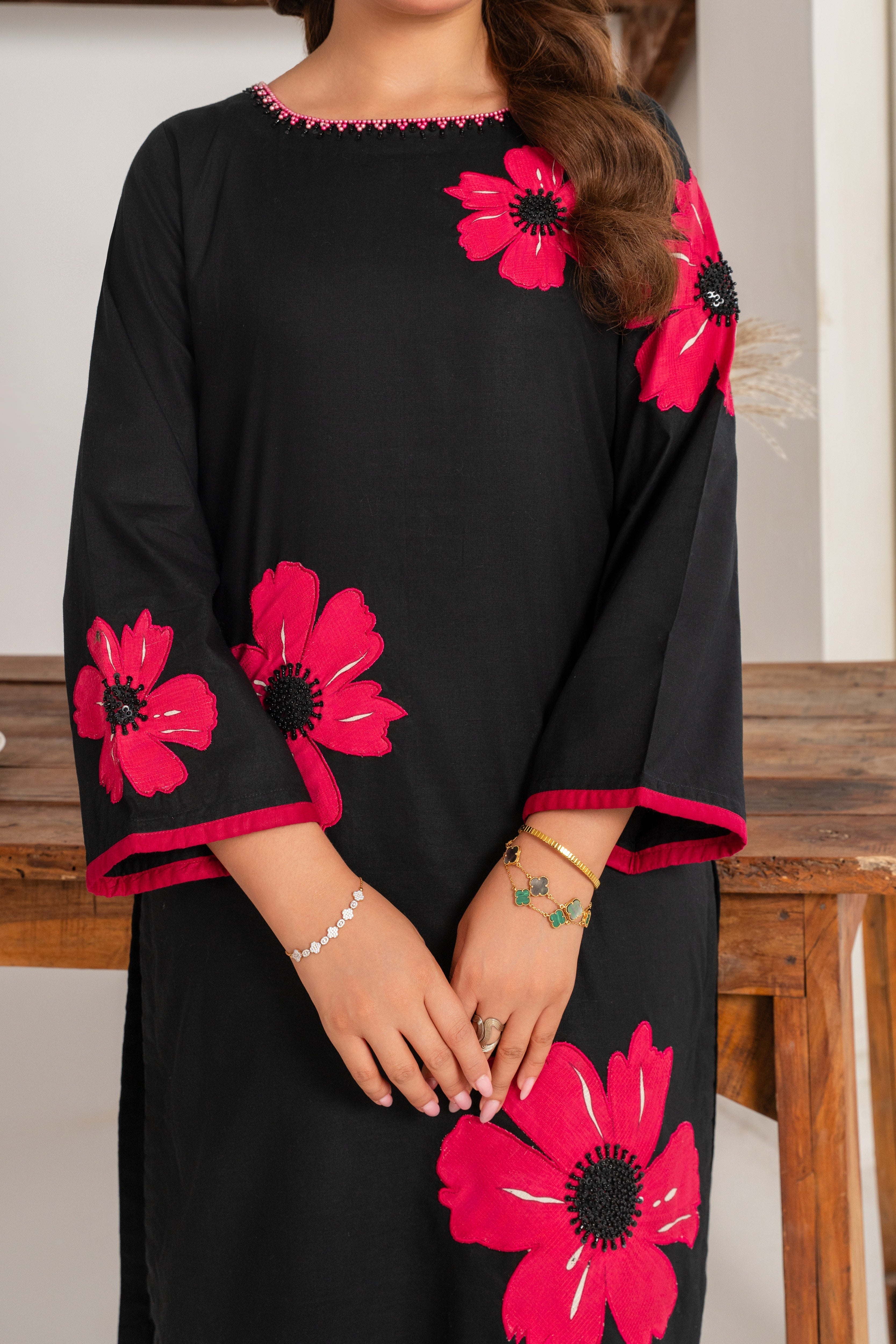 Haneen Premium Fabric Pakistani Summer Dresses - Sahiba-clothing - 2