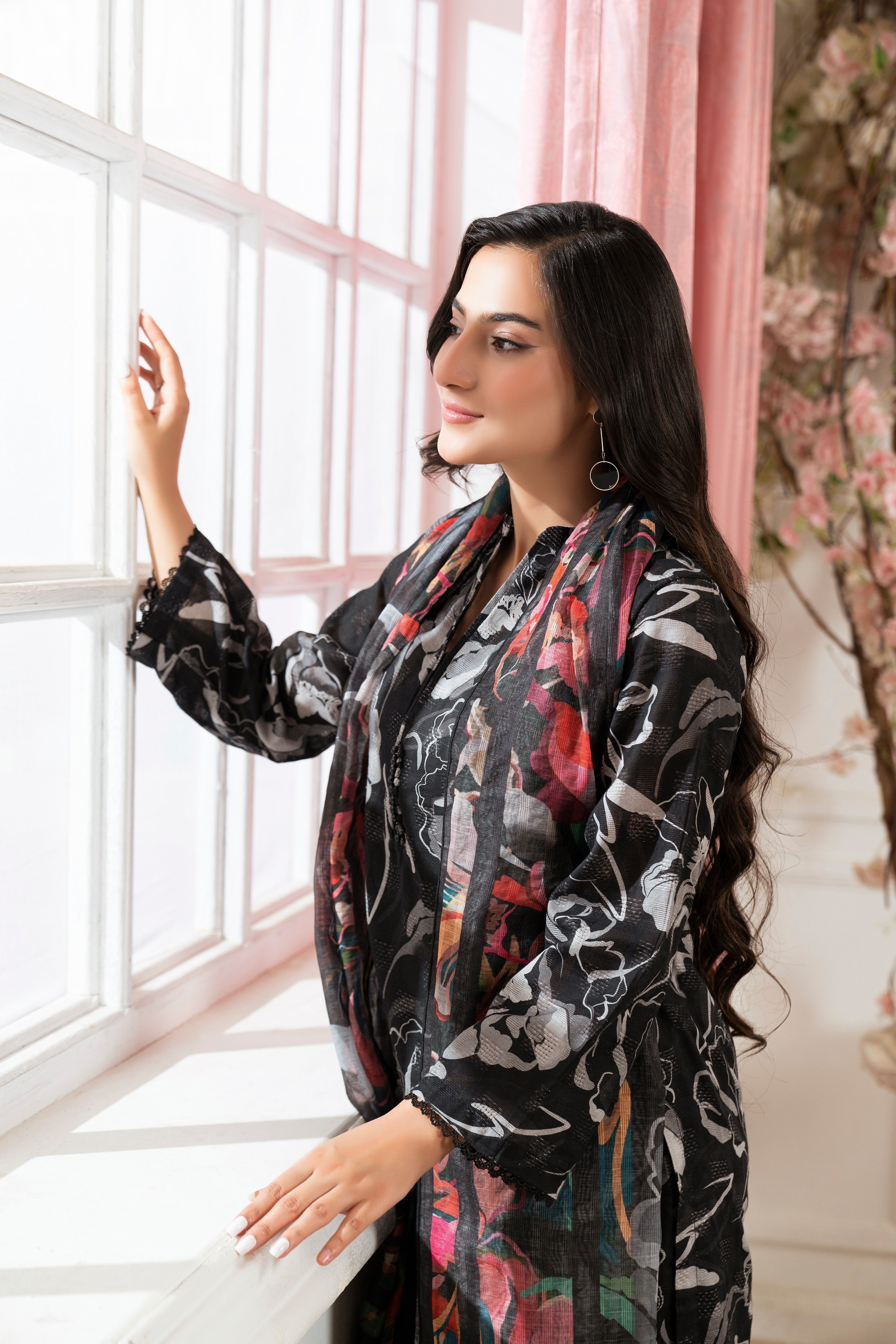 Zeenia Premium Fabric Pakistani Summer Dresses - Sahiba-clothing - 4