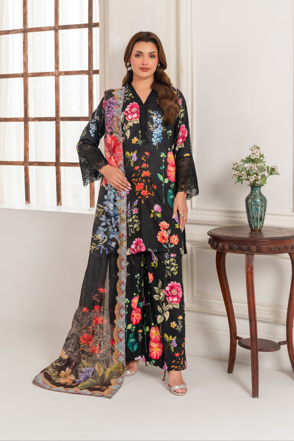 Sharmeen Premium Fabric Pakistani Summer Dresses - Sahiba-clothing - 1