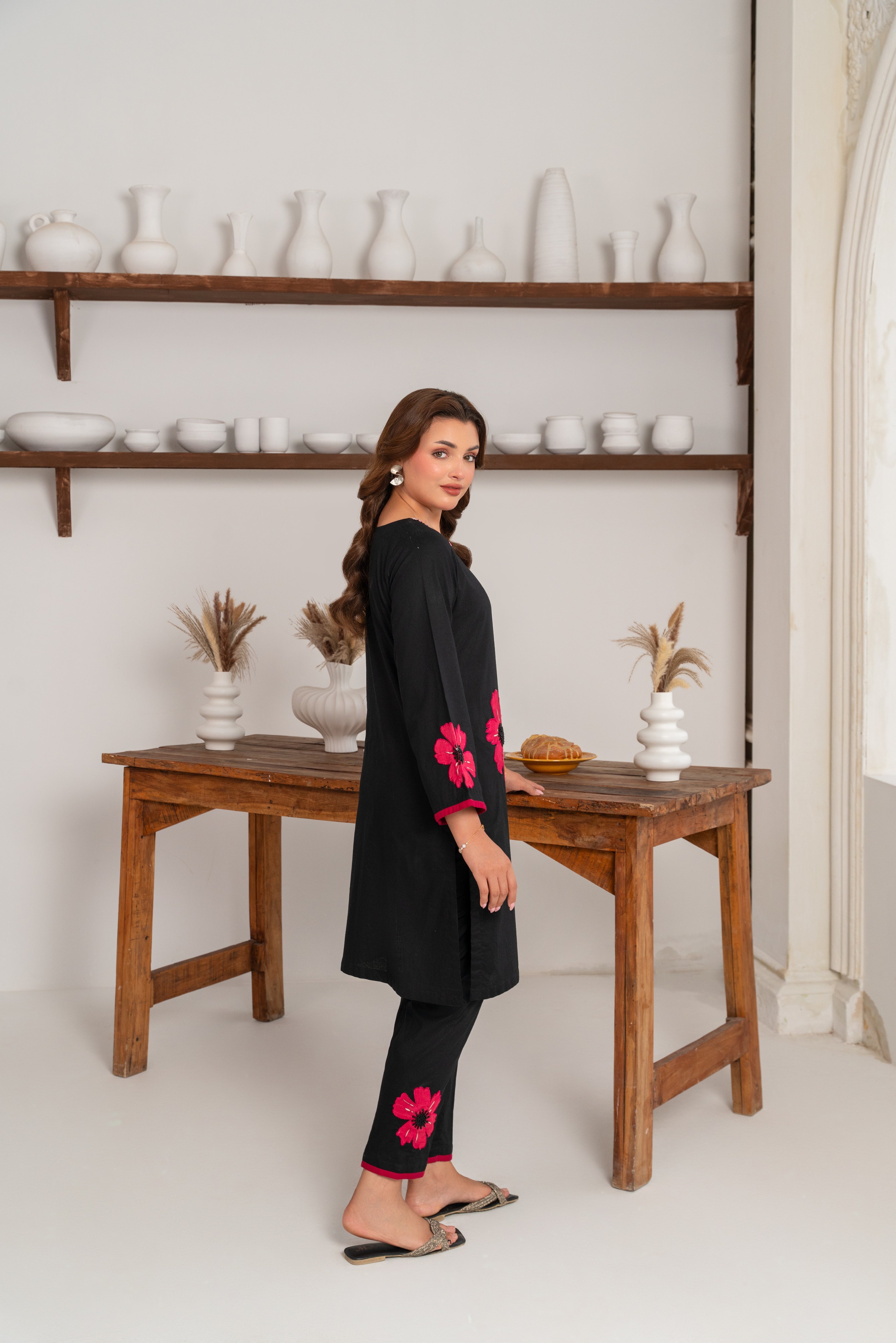 Haneen Premium Fabric Pakistani Summer Dresses - Sahiba-clothing - 4