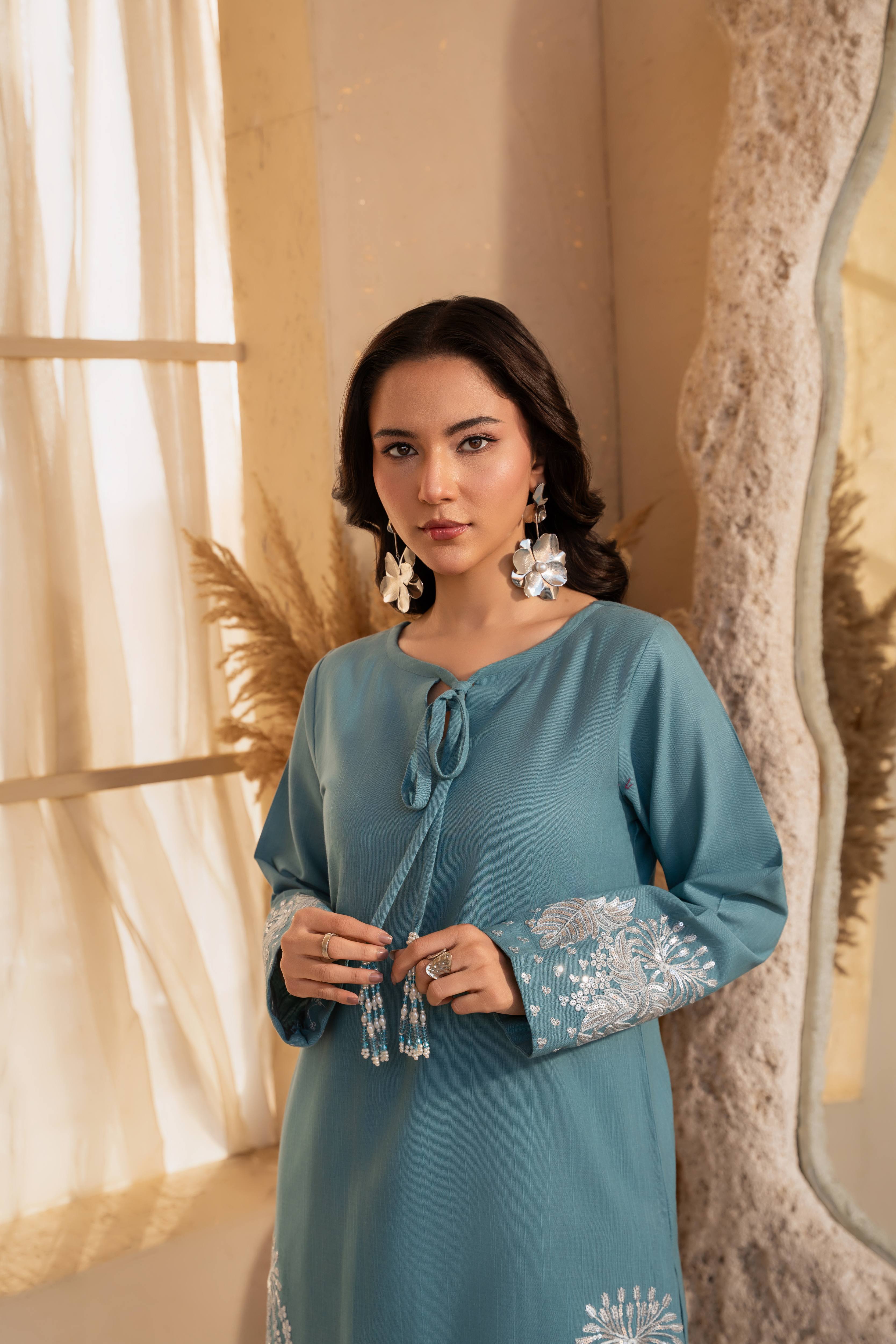Mirelle Premium Fabric Pakistani Summer Dresses - Sahiba-clothing - 2