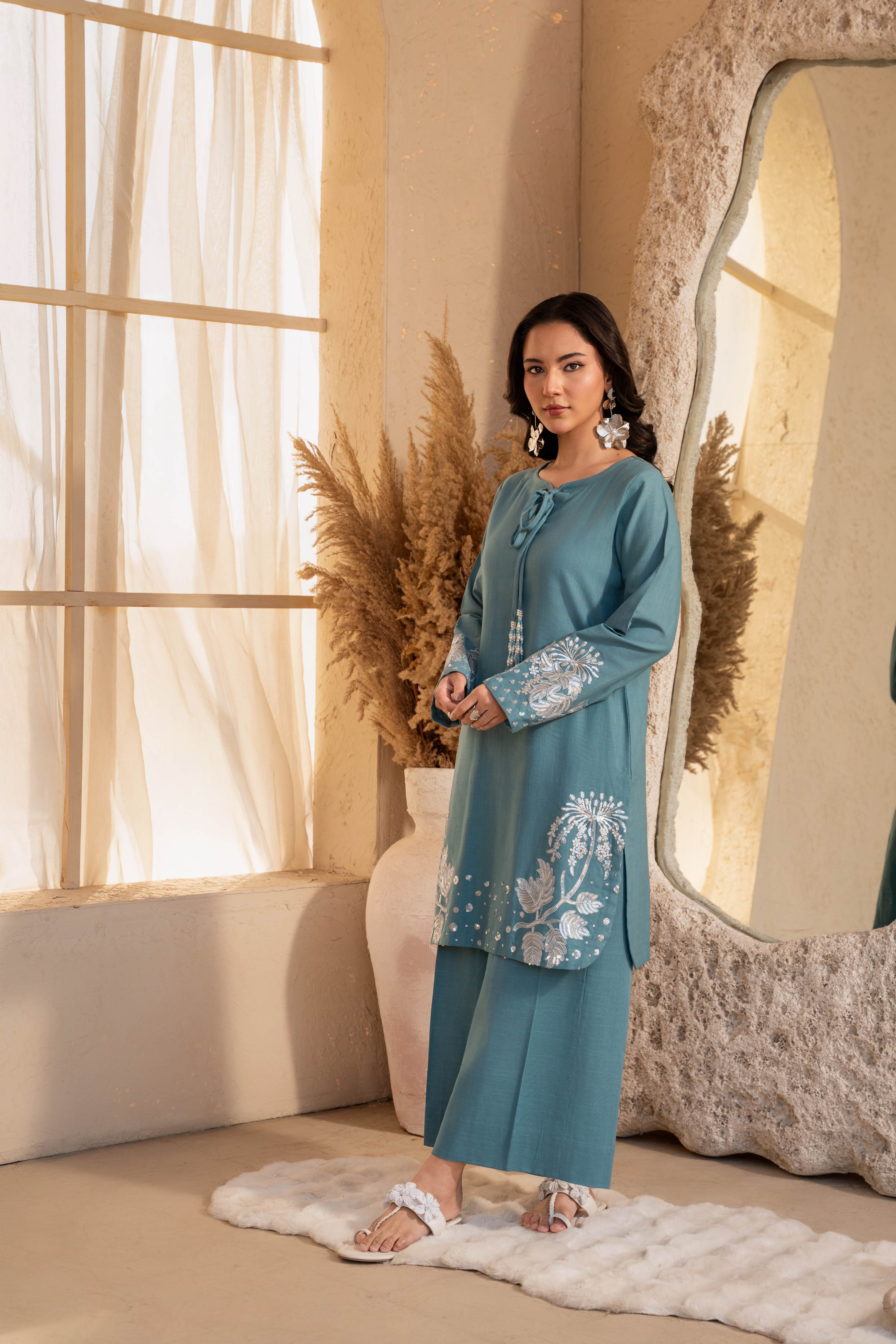 Mirelle Premium Fabric Pakistani Summer Dresses - Sahiba-clothing - 4