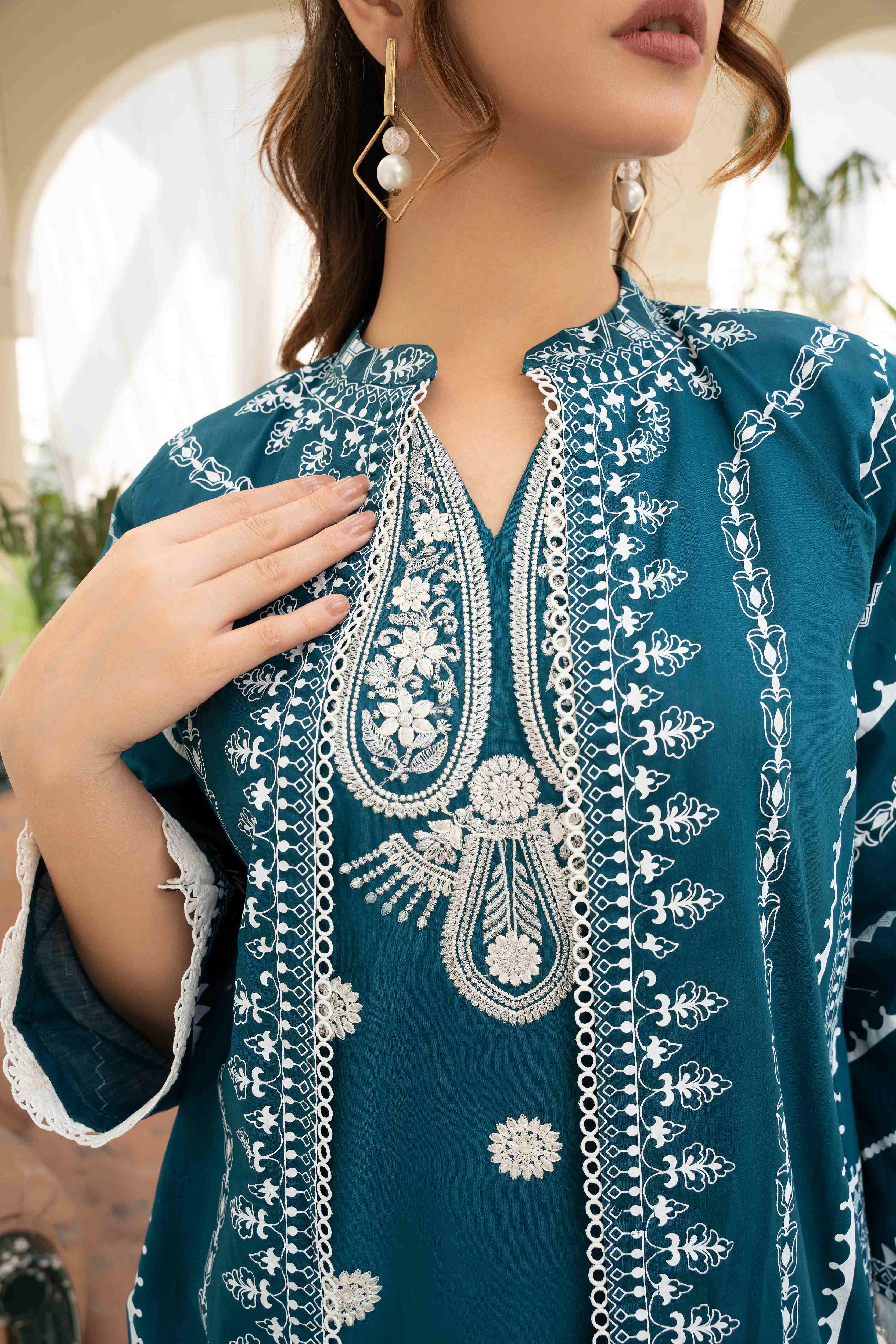 Nova (Zinc) Premium Fabric Pakistani Summer Dresses - Sahiba-clothing - 3
