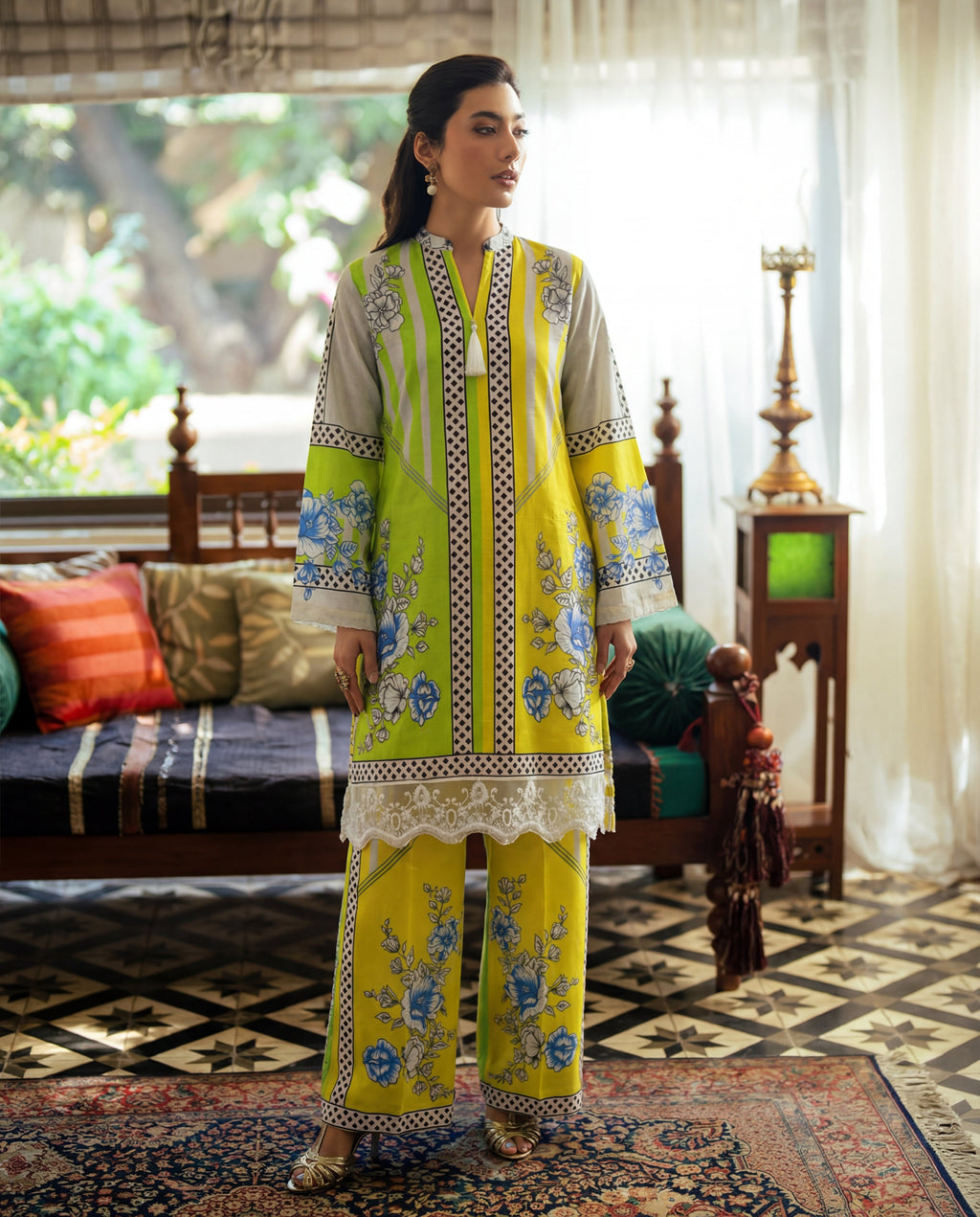 Raunak Premium Fabric Pakistani Summer Dresses - Sahiba-clothing - 1