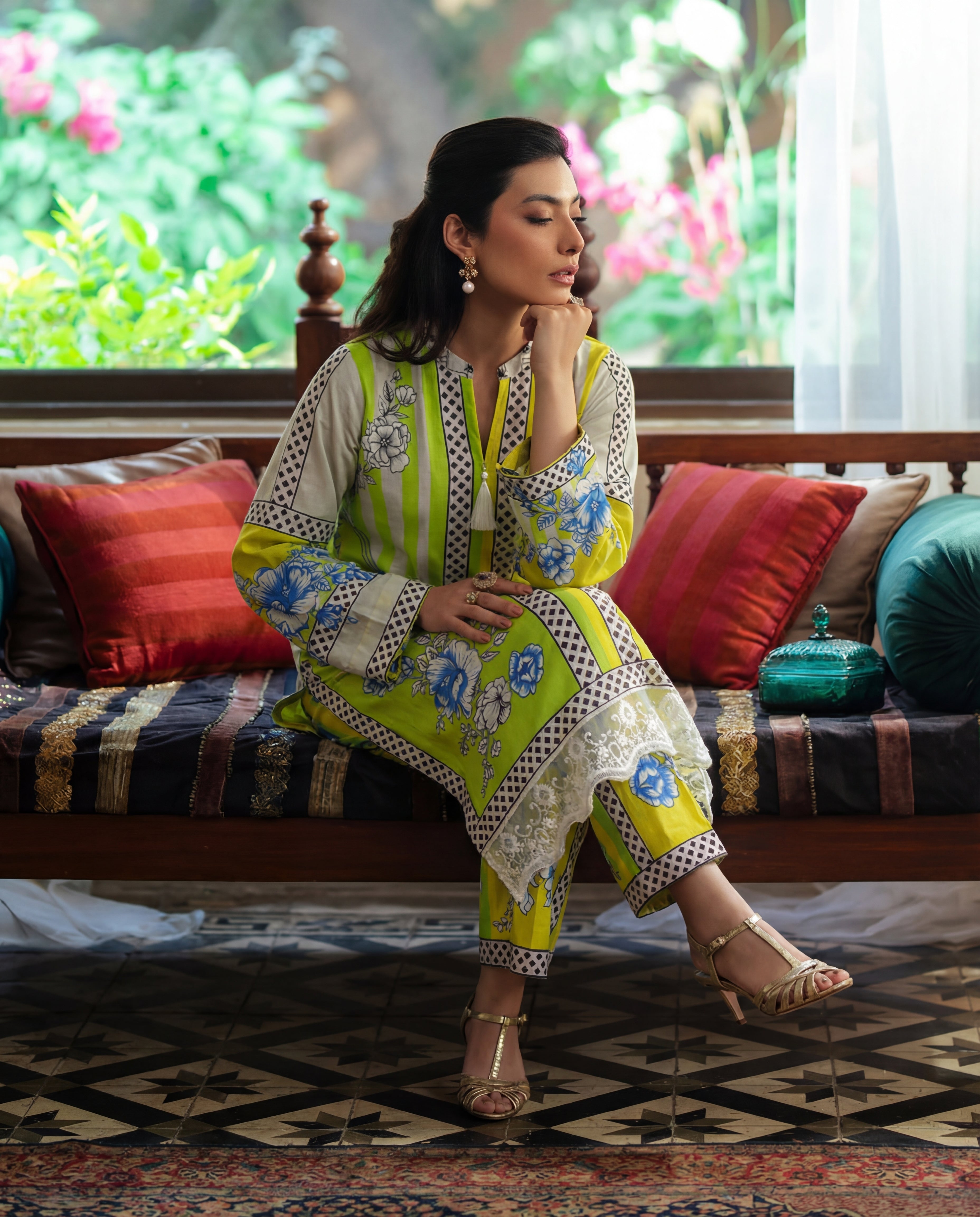 Raunak Premium Fabric Pakistani Summer Dresses - Sahiba-clothing - 7