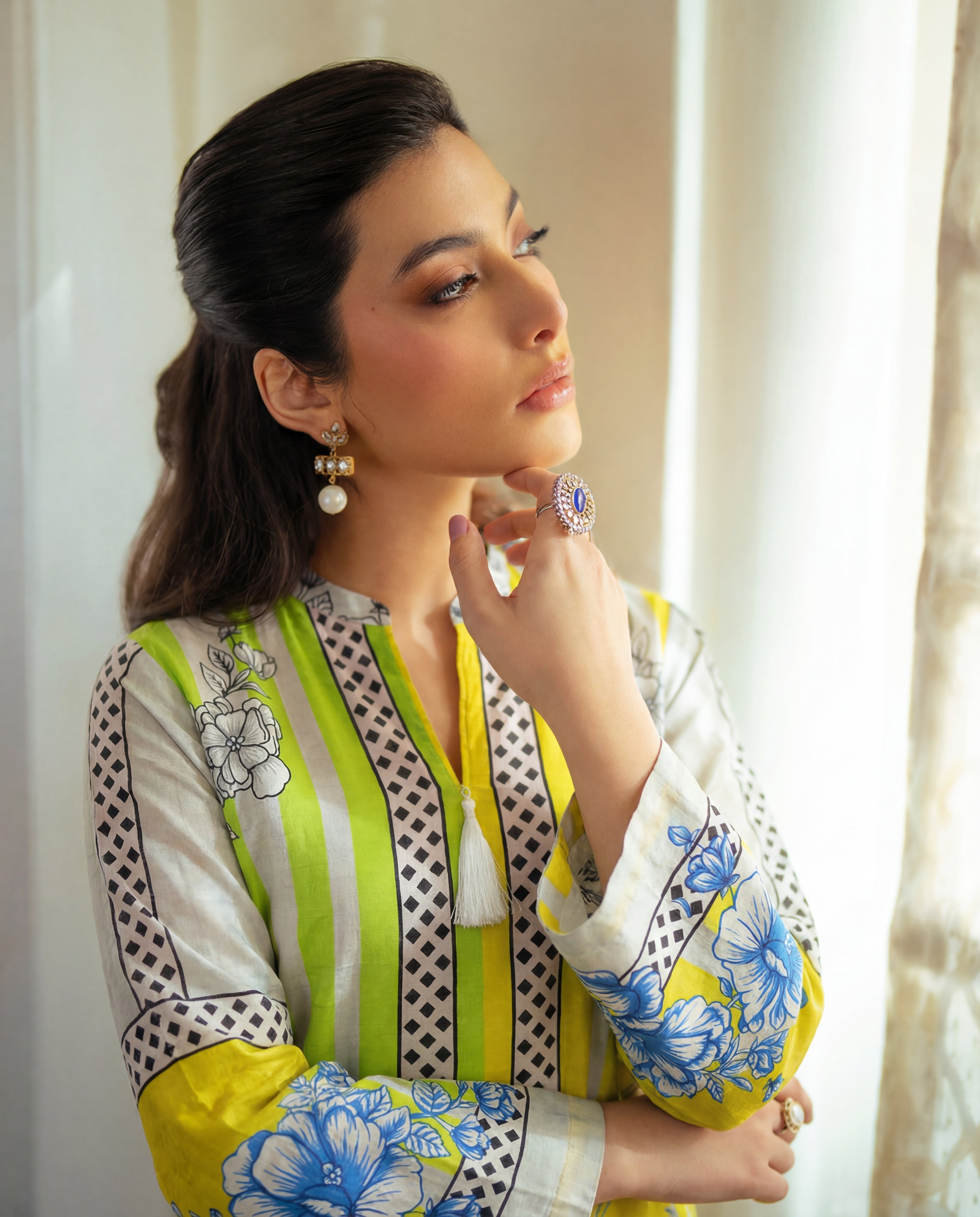 Raunak Premium Fabric Pakistani Summer Dresses - Sahiba-clothing - 2