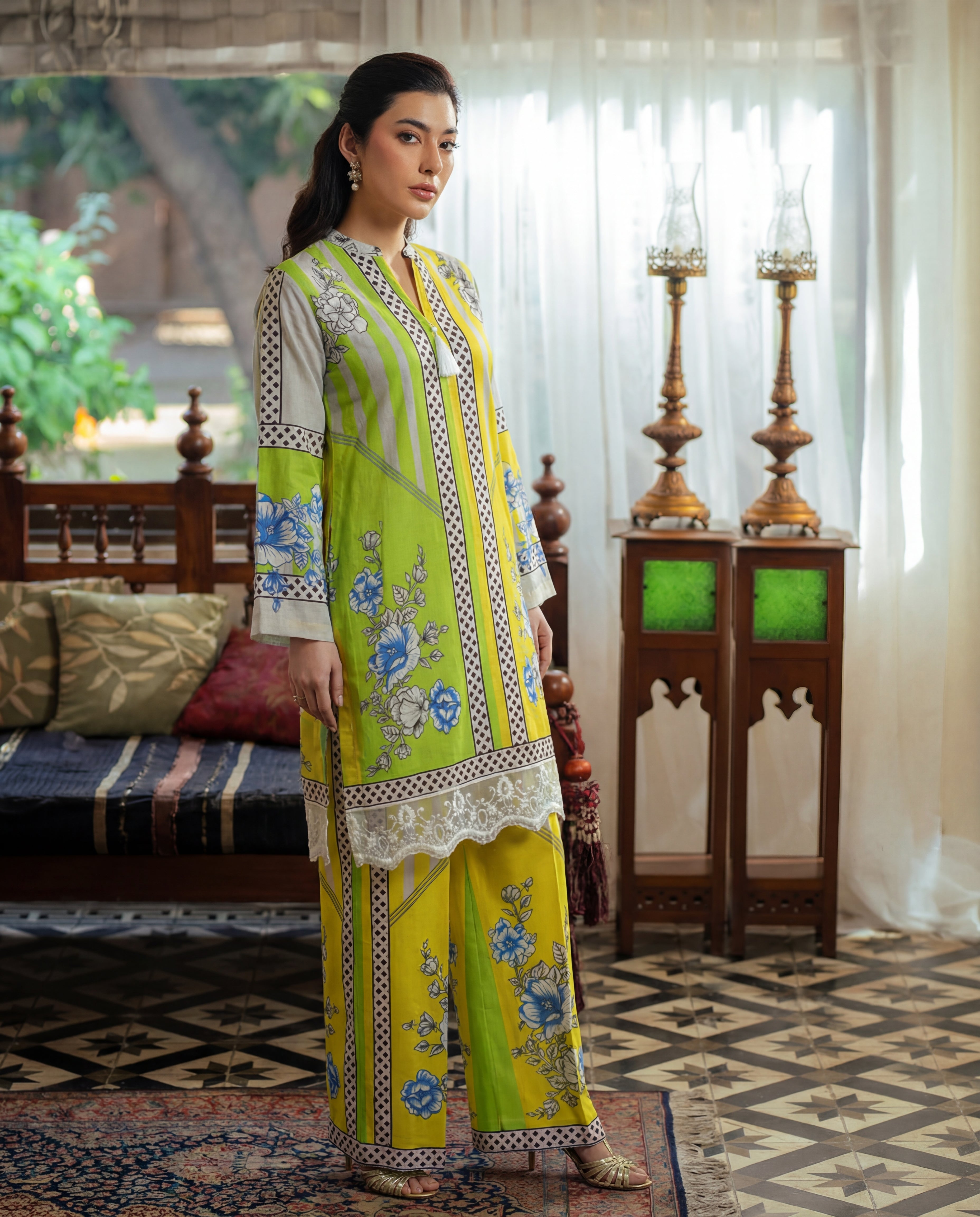 Raunak Premium Fabric Pakistani Summer Dresses - Sahiba-clothing - 6