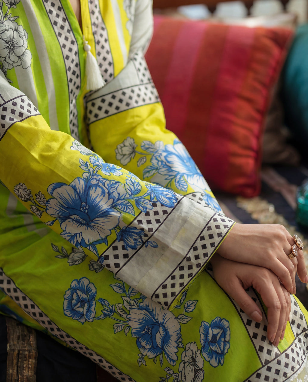 Raunak Premium Fabric Pakistani Summer Dresses - Sahiba-clothing - 3