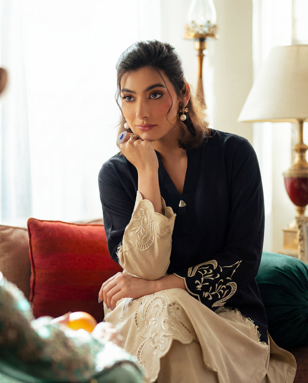 Kinza Premium Fabric Pakistani Winter Dresses - Sahiba-clothing - 2