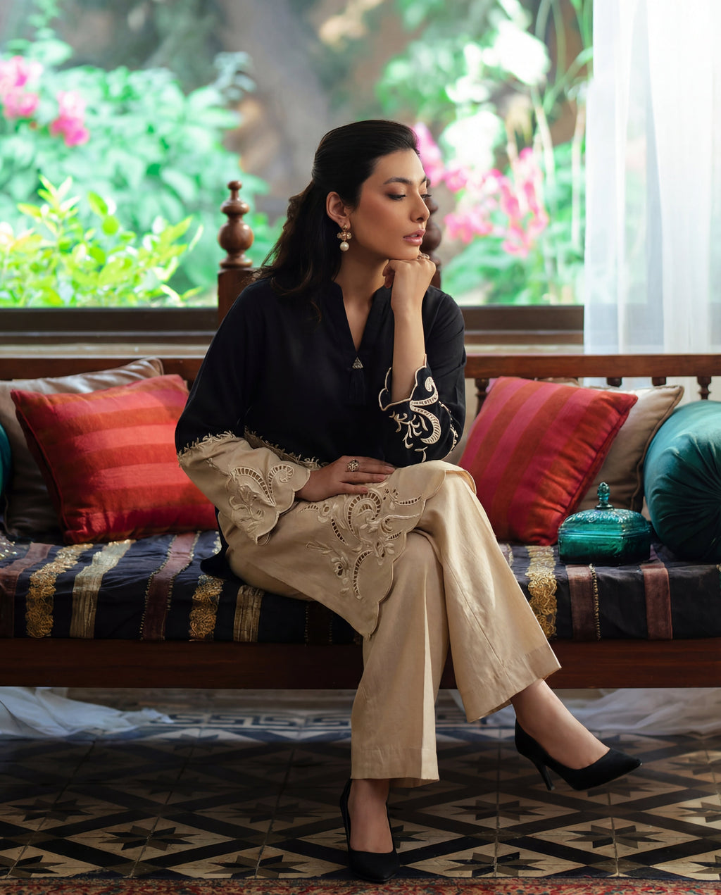 Kinza Premium Fabric Pakistani Winter Dresses - Sahiba-clothing - 3