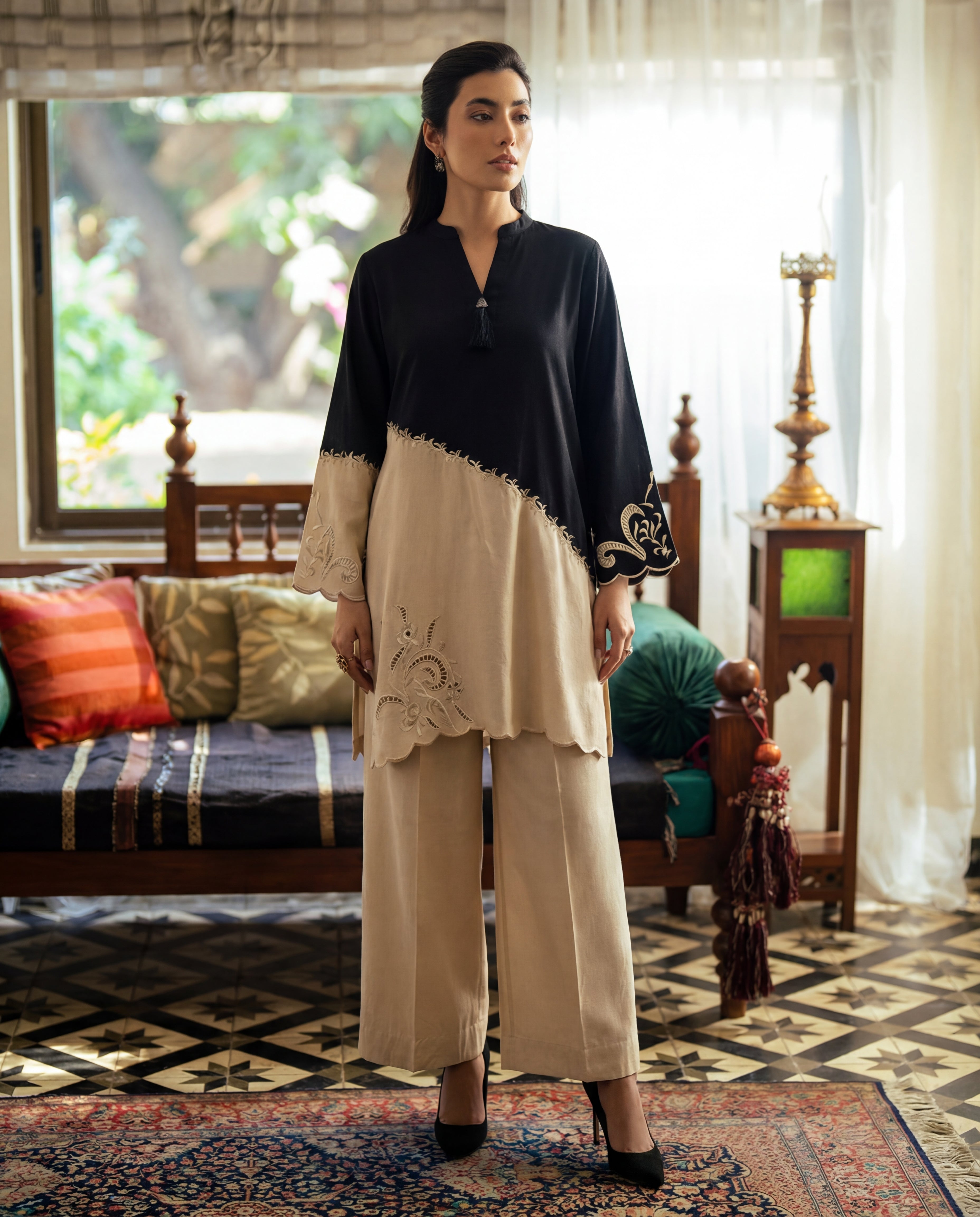 Kinza Premium Fabric Pakistani Winter Dresses - Sahiba-clothing - 1