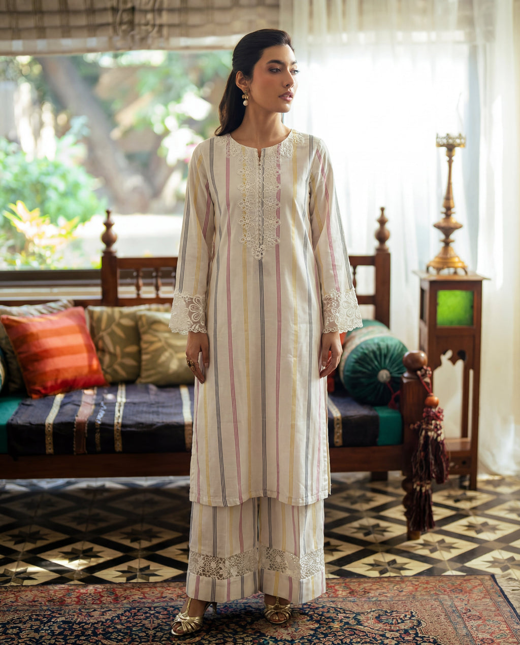 Paradise Premium Fabric Pakistani Winter Dresses - Sahiba-clothing - 1