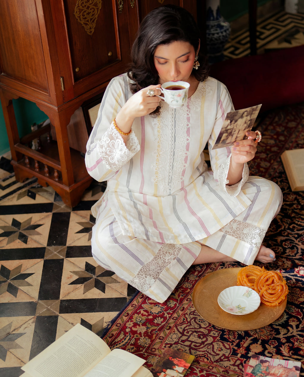 Paradise Premium Fabric Pakistani Winter Dresses - Sahiba-clothing - 6