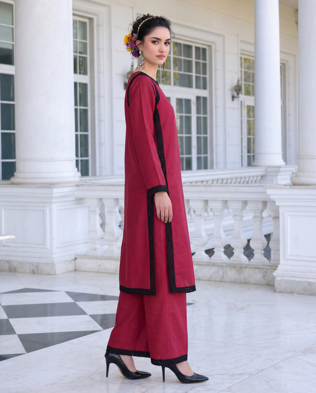 Veronica Premium Fabric Pakistani Summer Dresses - Sahiba-clothing - 7