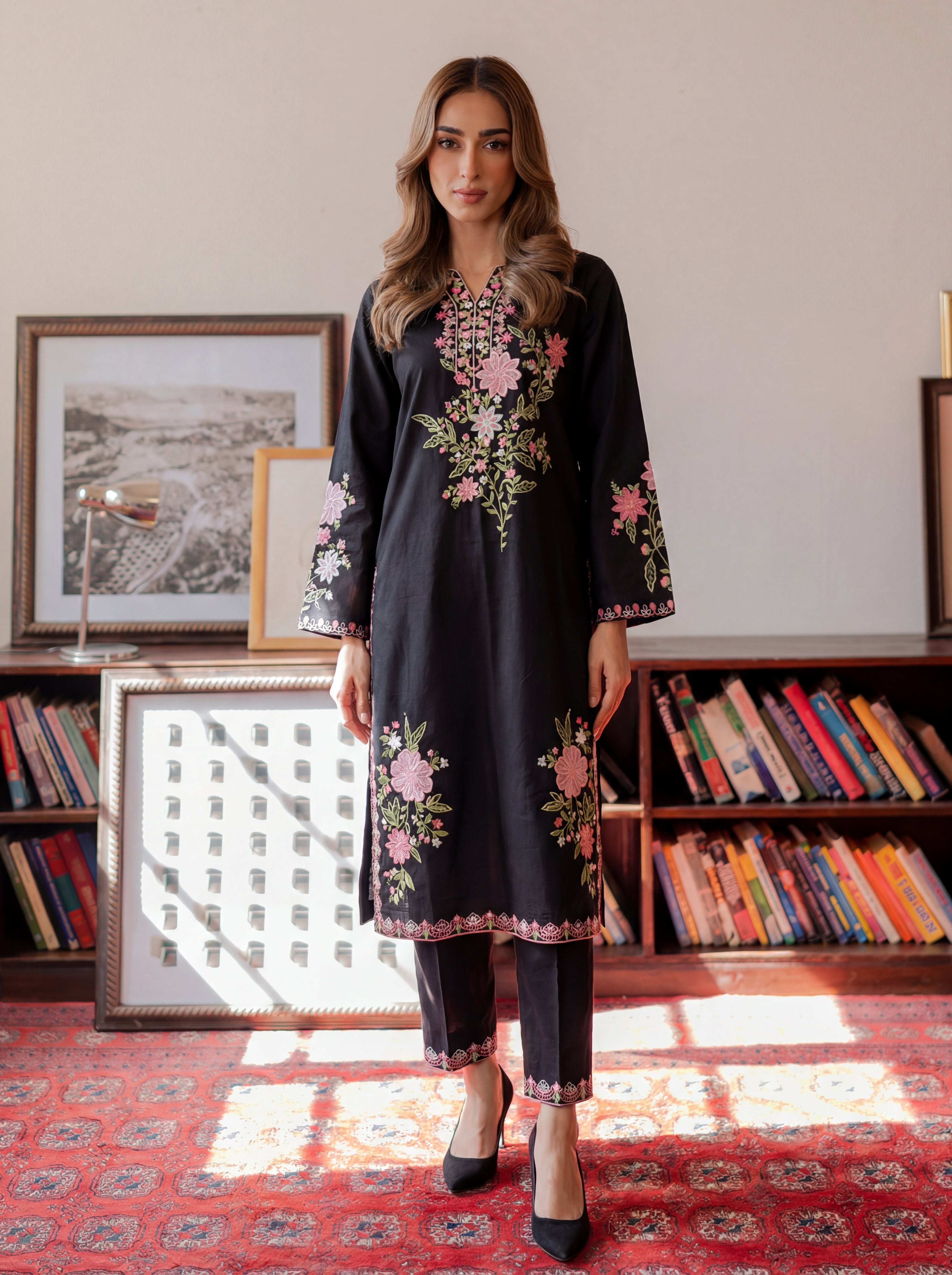 Zehraab Premium Fabric Pakistani Winter Dresses - Sahiba-clothing - 3