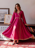 Sabaat Maroon Premium Fabric Pakistani Winter Dresses - Sahiba-clothing - 1