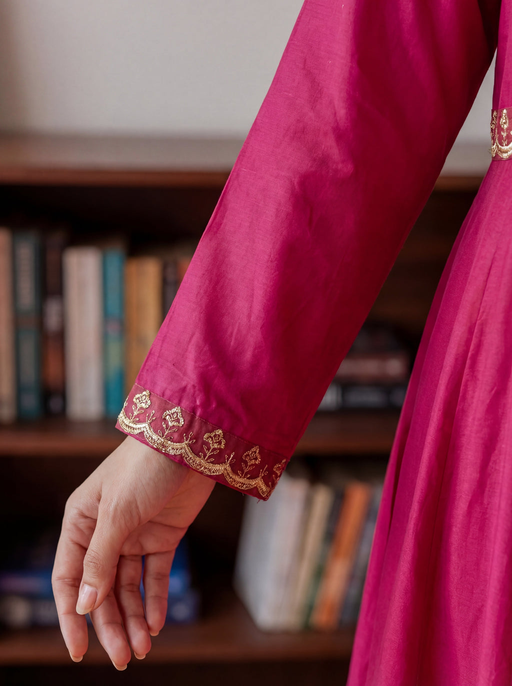 Sabaat Maroon Premium Fabric Pakistani Winter Dresses - Sahiba-clothing - 3