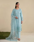 Sophia Aqua Premium Fabric Pakistani Summer Dresses - Sahiba-clothing - 1