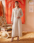 Anam Ivory Premium Fabric Pakistani Summer Dresses - Sahiba-clothing - 1
