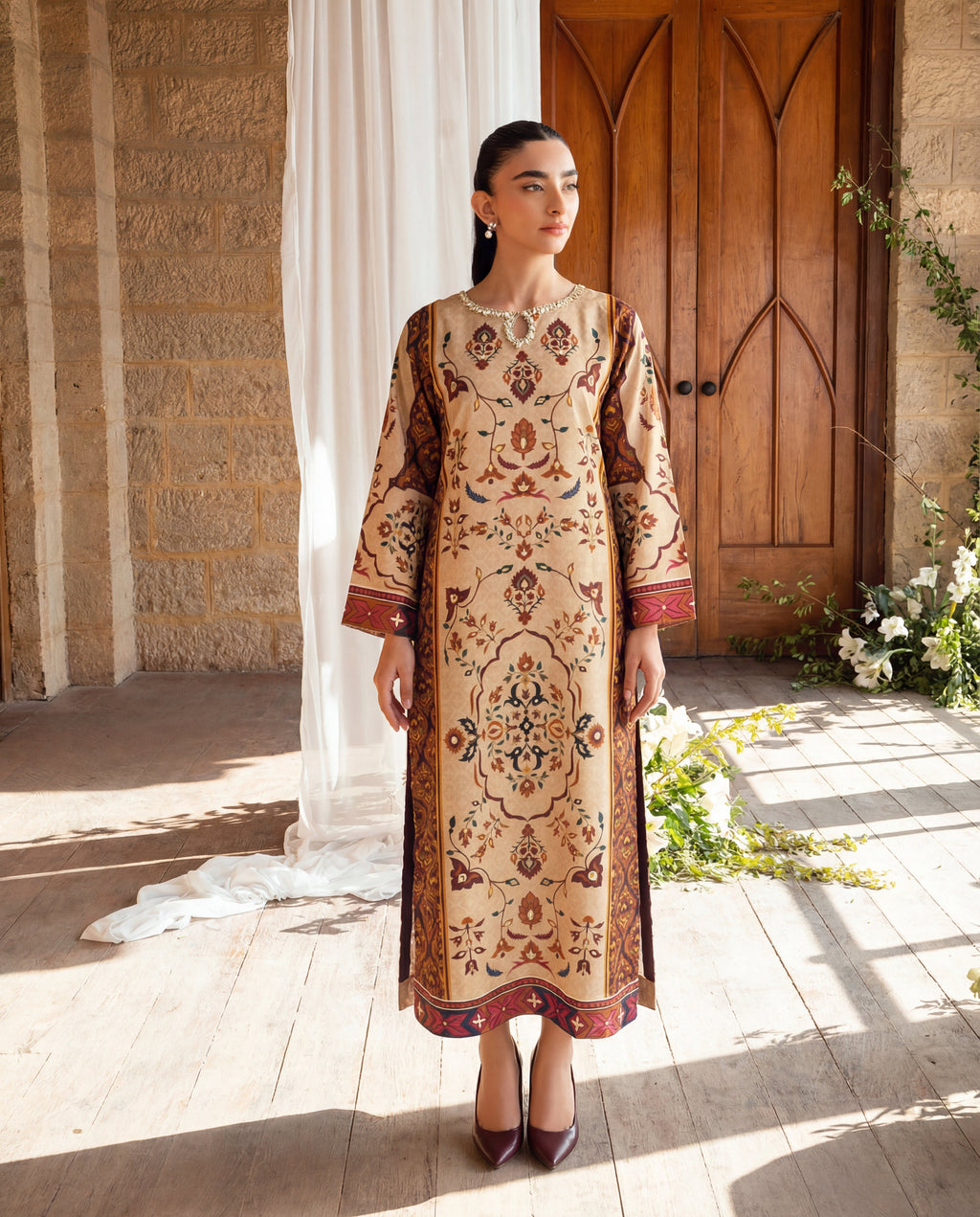 Zehlia Premium Fabric Pakistani Summer Dresses - Sahiba-clothing - 3
