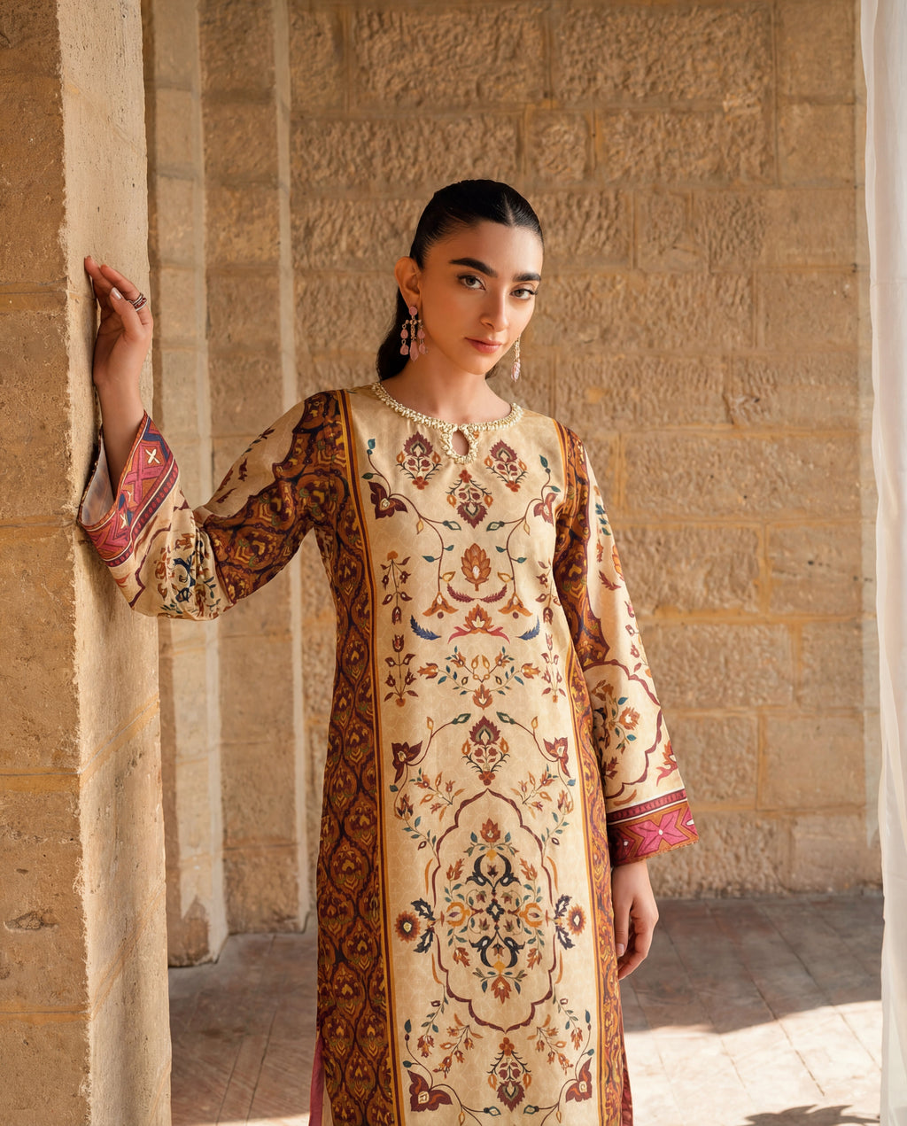 Zehlia Premium Fabric Pakistani Summer Dresses - Sahiba-clothing - 5