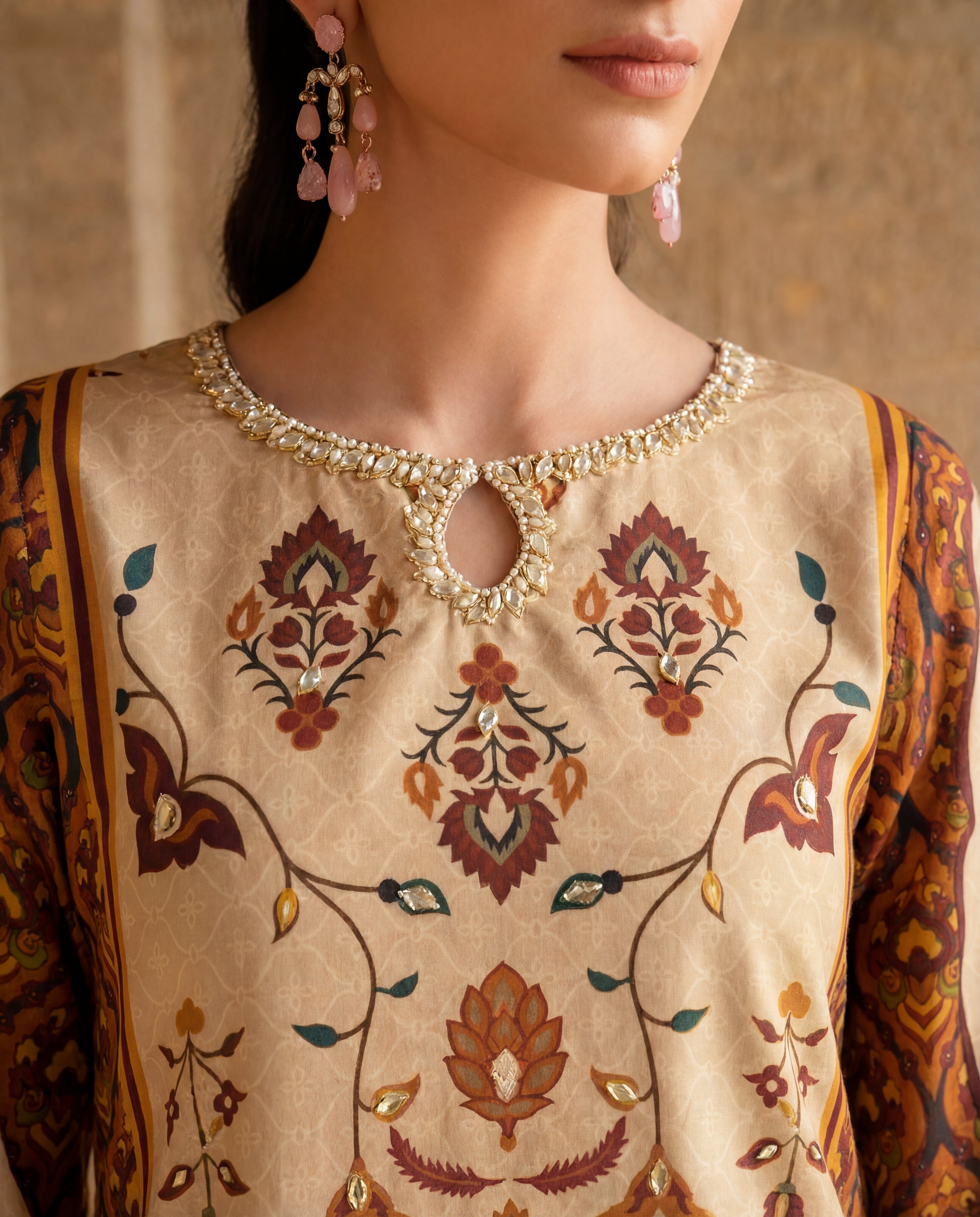 Zehlia Premium Fabric Pakistani Summer Dresses - Sahiba-clothing - 4