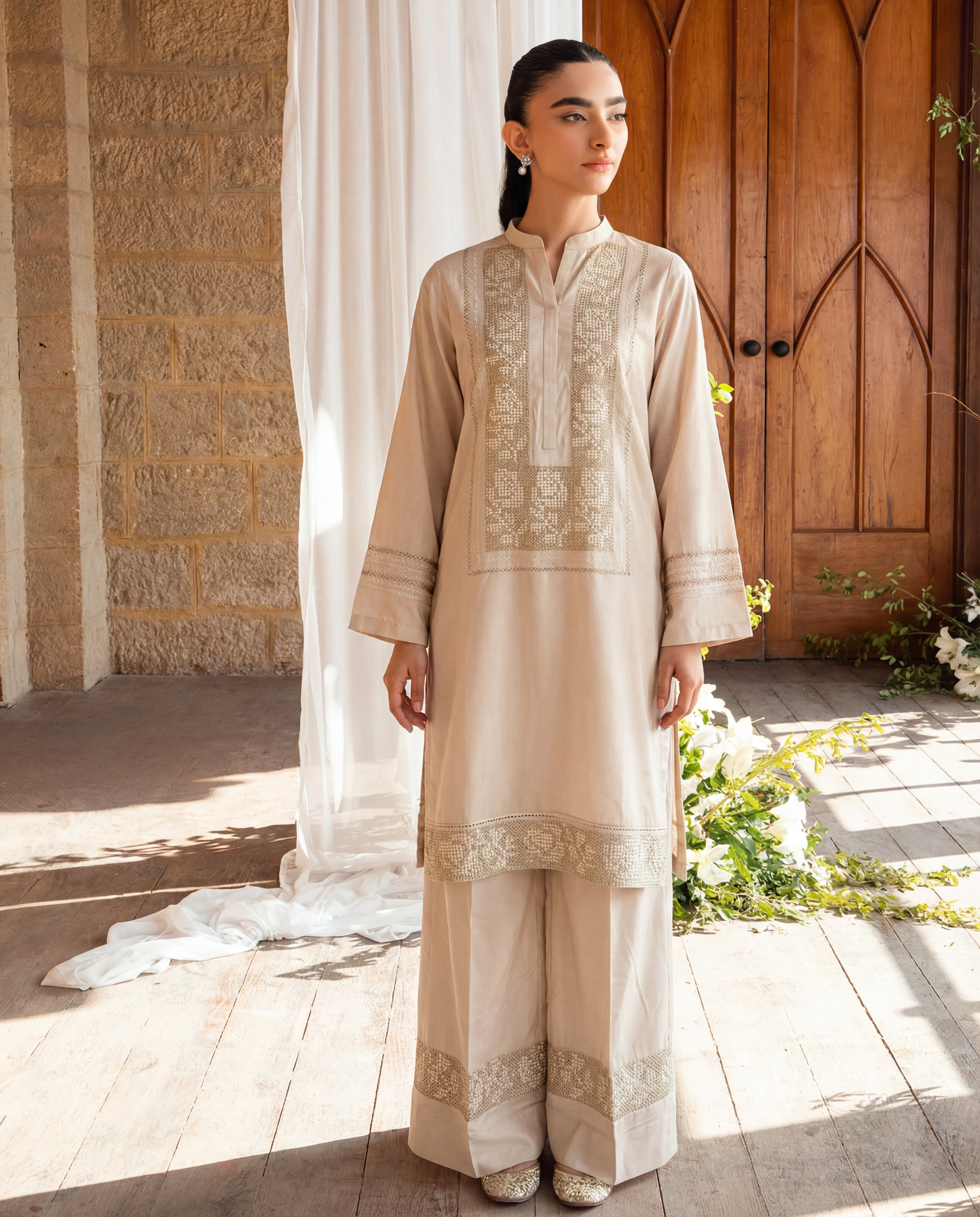 Rangrez Jawa Premium Fabric Pakistani Winter Dresses - Sahiba-clothing - 5