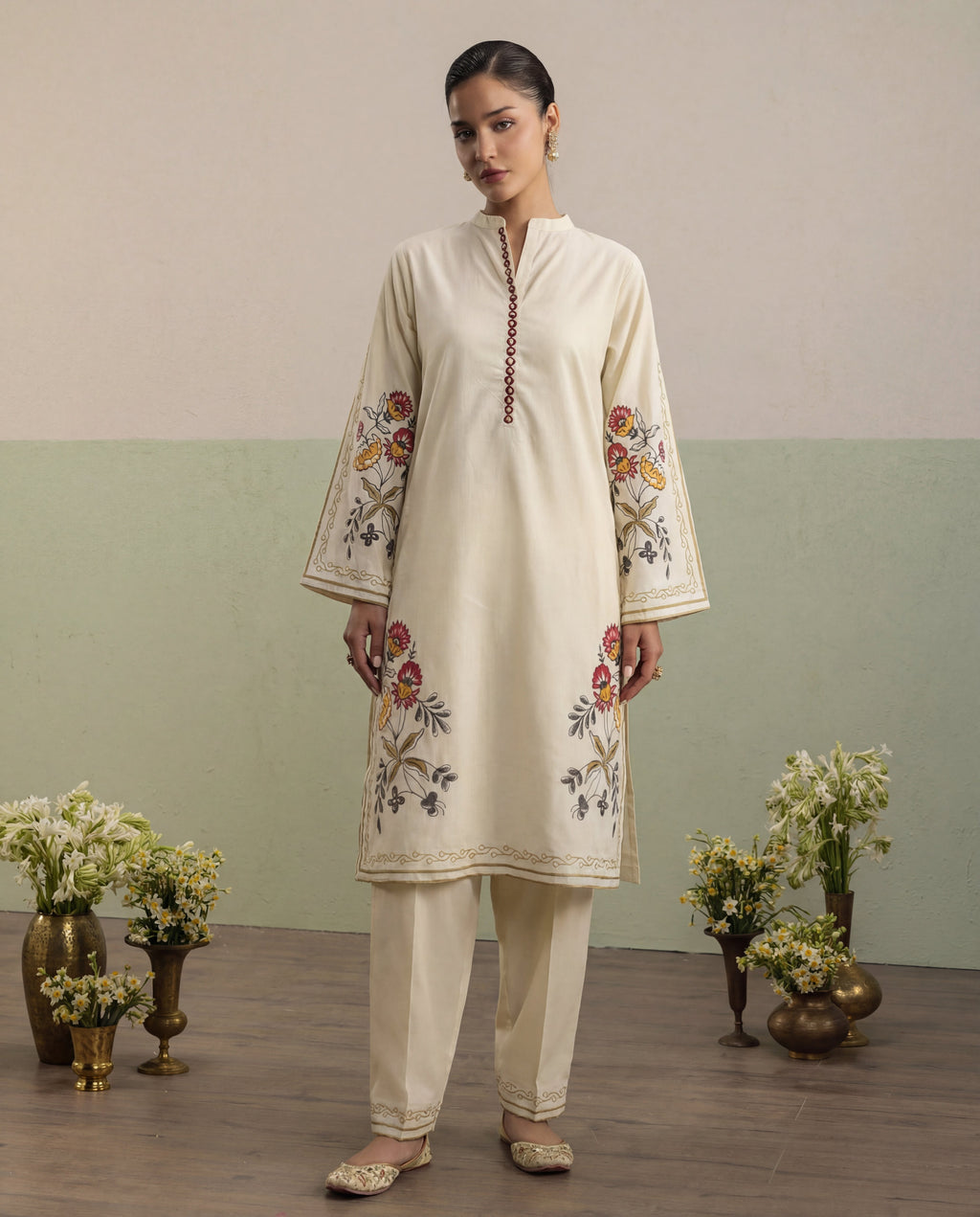 Farat Premium Fabric Pakistani Summer Dresses - Sahiba-clothing - 1