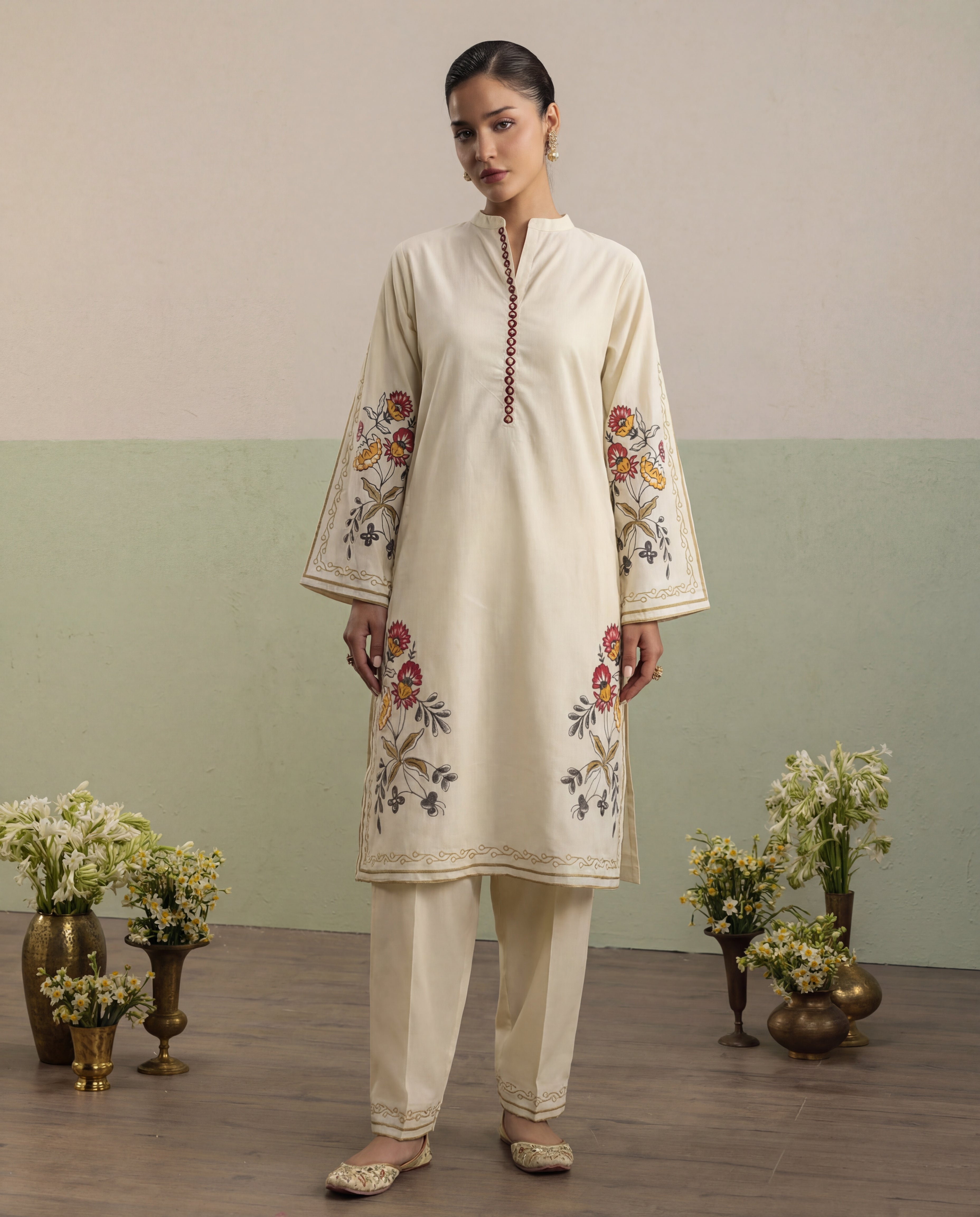 Farat Premium Fabric Pakistani Summer Dresses - Sahiba-clothing - 1