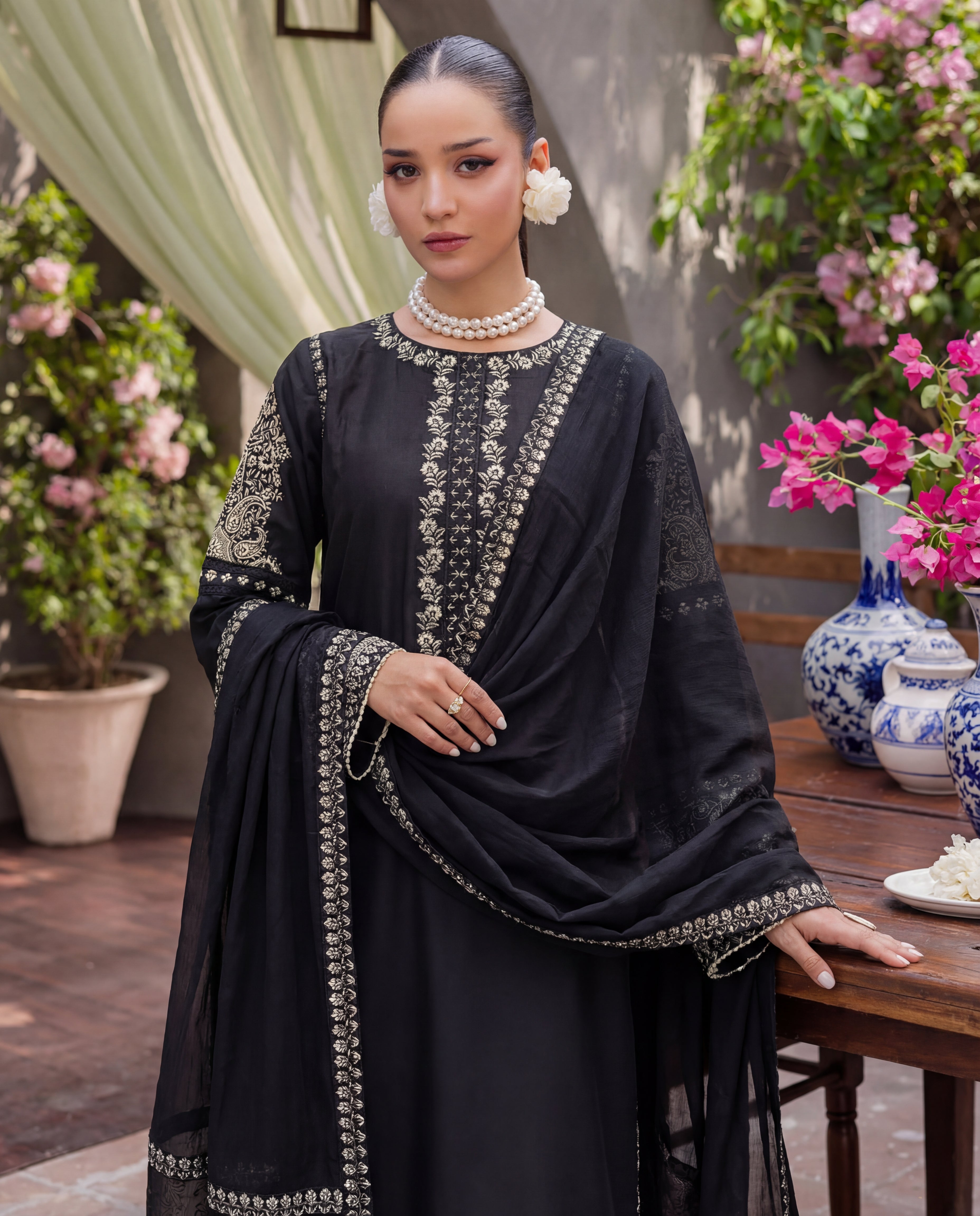 Esme Premium Fabric Pakistani Summer Dresses - Sahiba-clothing - 2