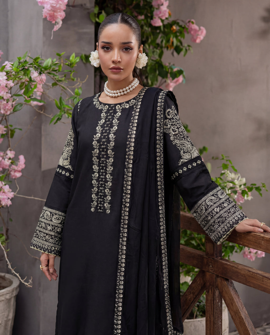 Esme Premium Fabric Pakistani Summer Dresses - Sahiba-clothing - 5