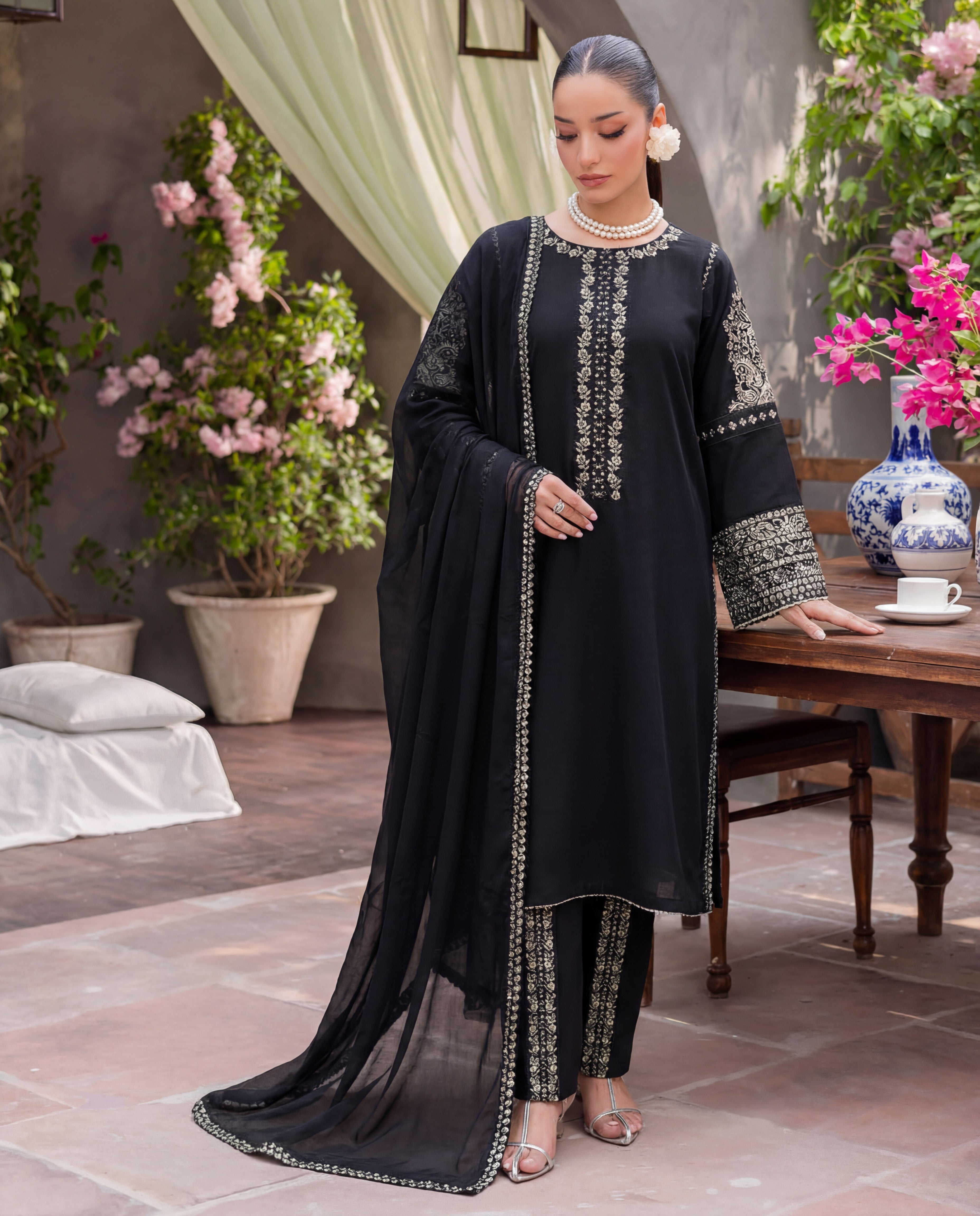 Esme Premium Fabric Pakistani Summer Dresses - Sahiba-clothing - 1