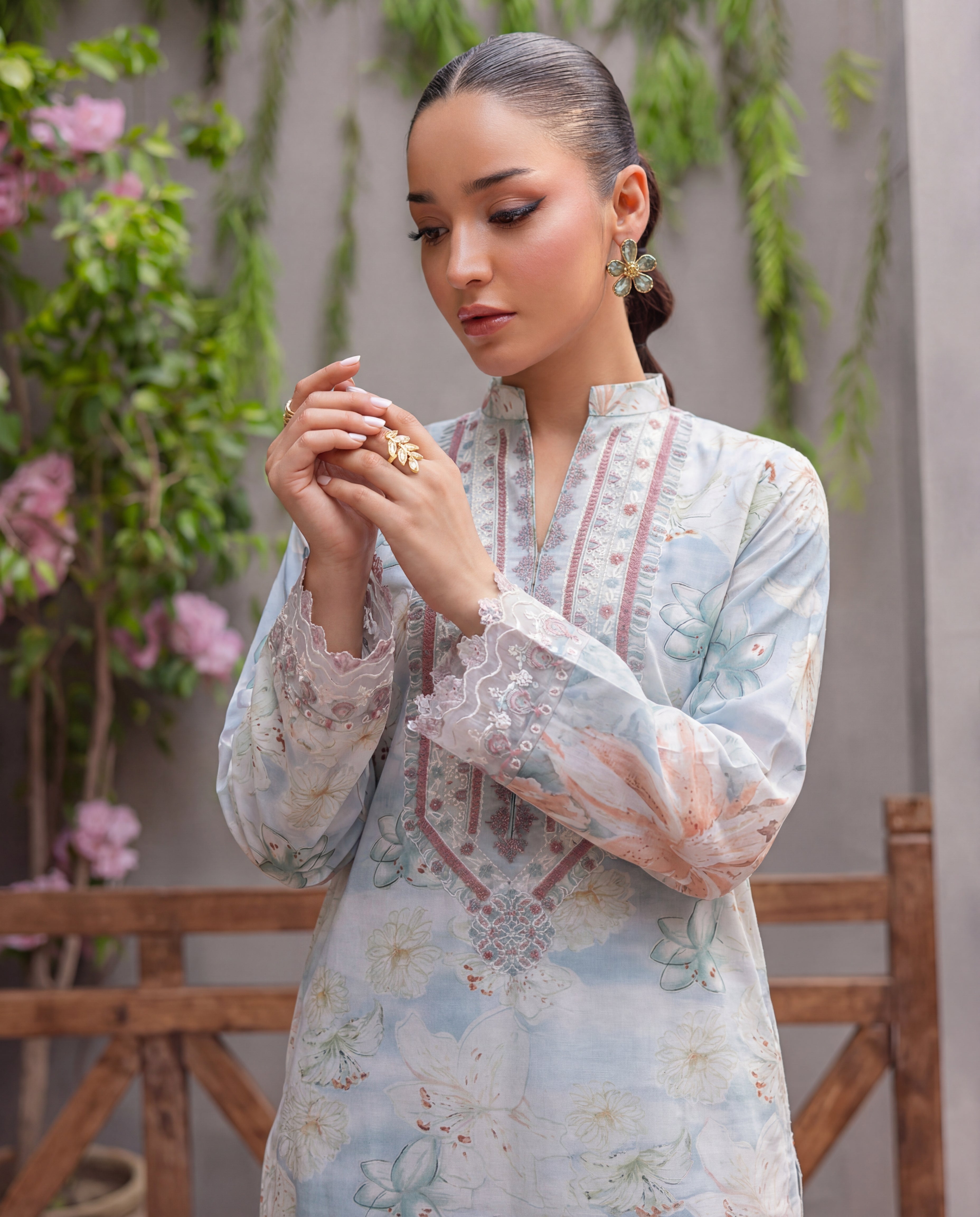 Pure Premium Fabric Pakistani Summer Dresses - Sahiba-clothing - 8