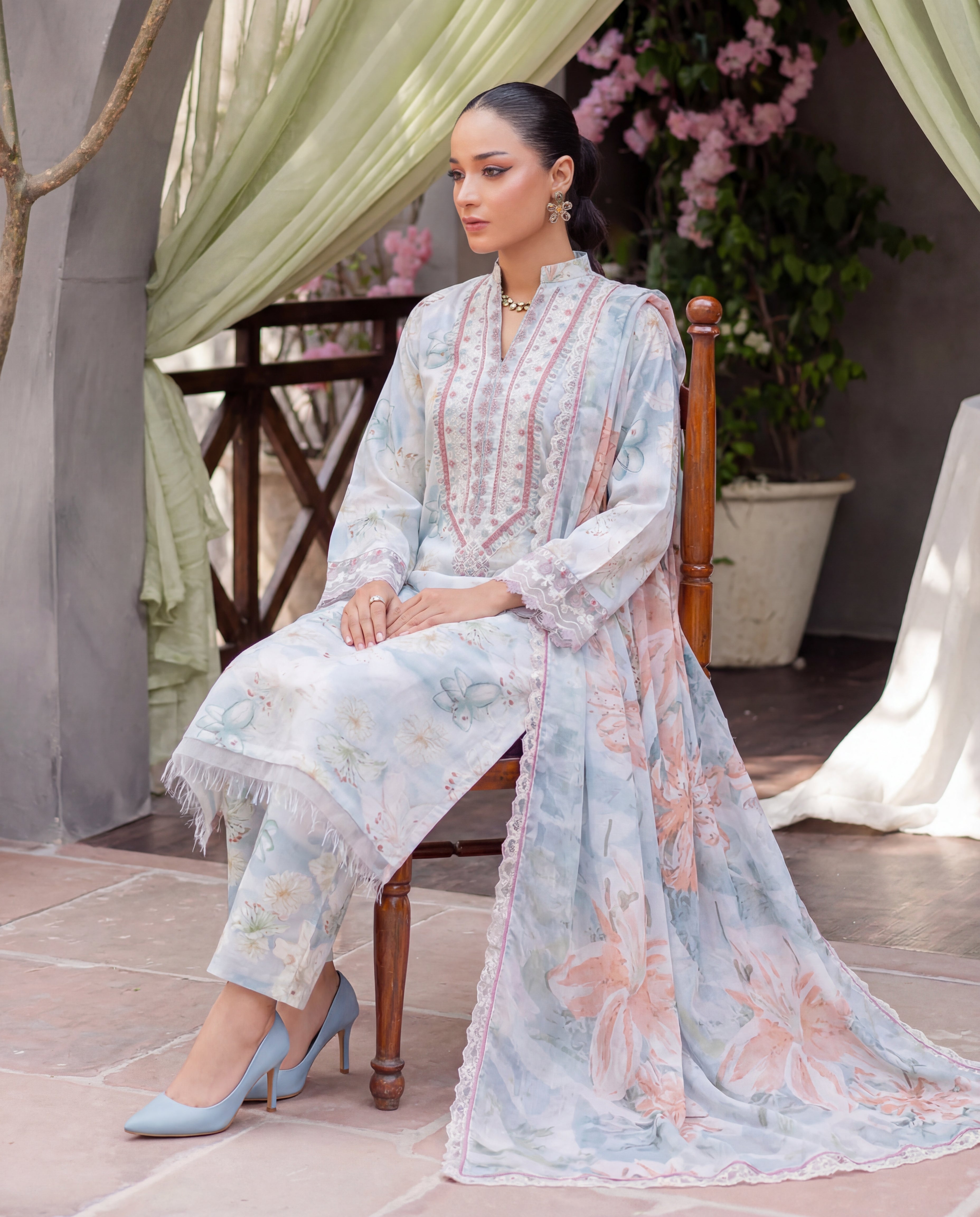 Pure Premium Fabric Pakistani Summer Dresses - Sahiba-clothing - 7