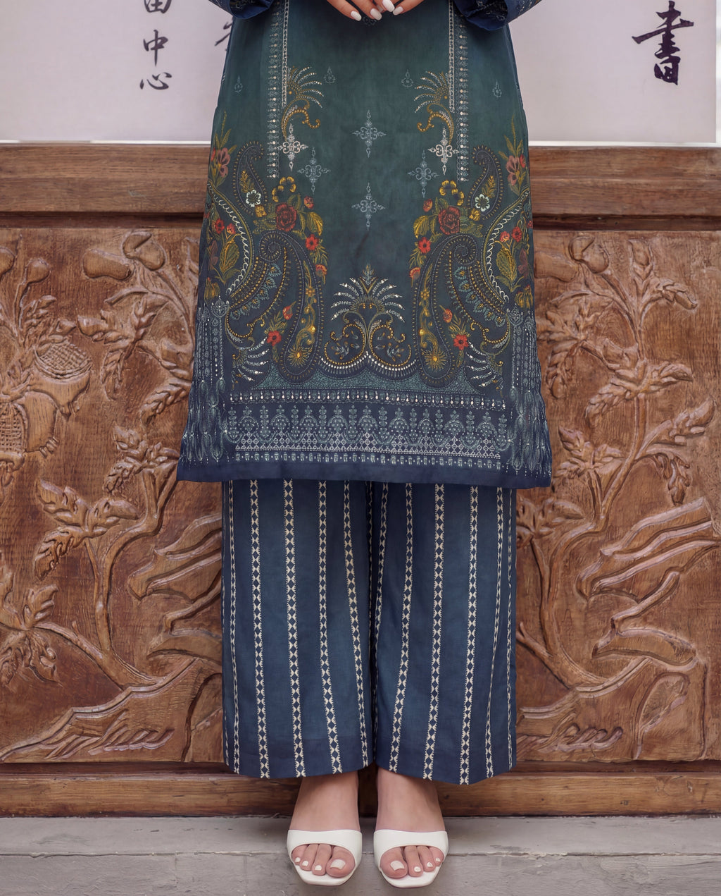 Farheen Premium Fabric Pakistani Summer Dresses - Sahiba-clothing - 3