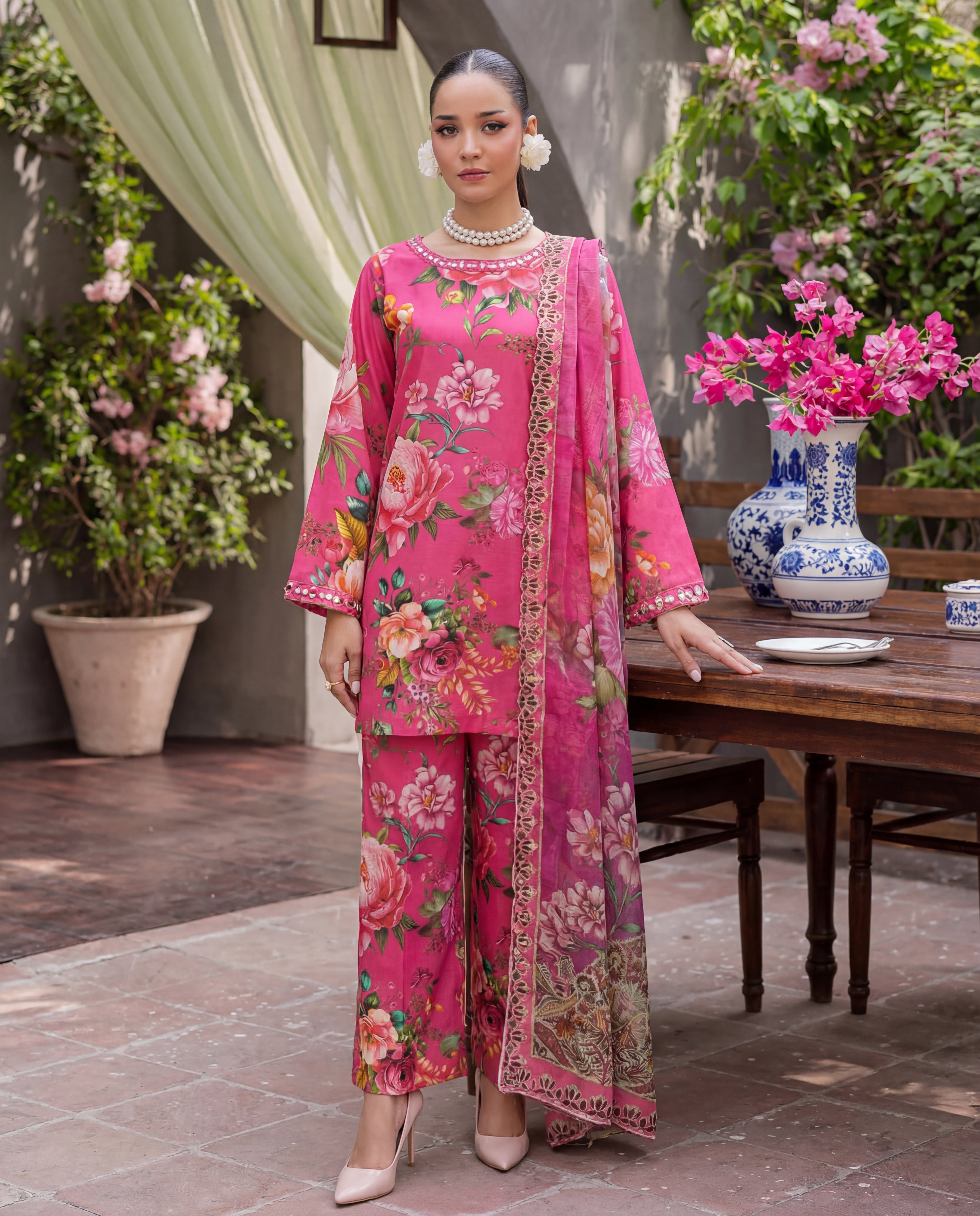 Khushi Premium Fabric Pakistani Summer Dresses - Sahiba-clothing - 1