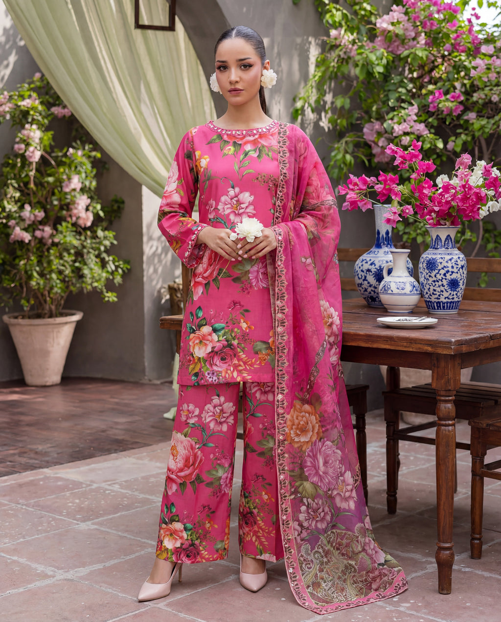 Khushi Premium Fabric Pakistani Summer Dresses - Sahiba-clothing - 6