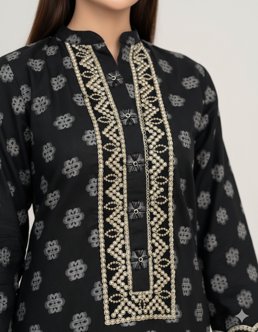 Zelve Premium Fabric Pakistani Summer Dresses - Sahiba-clothing - 2