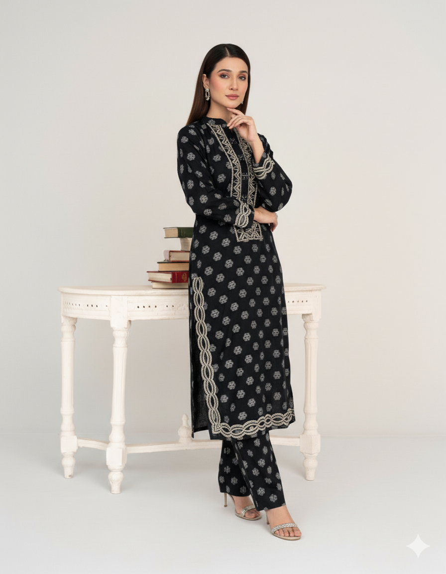 Zelve Premium Fabric Pakistani Summer Dresses - Sahiba-clothing - 4