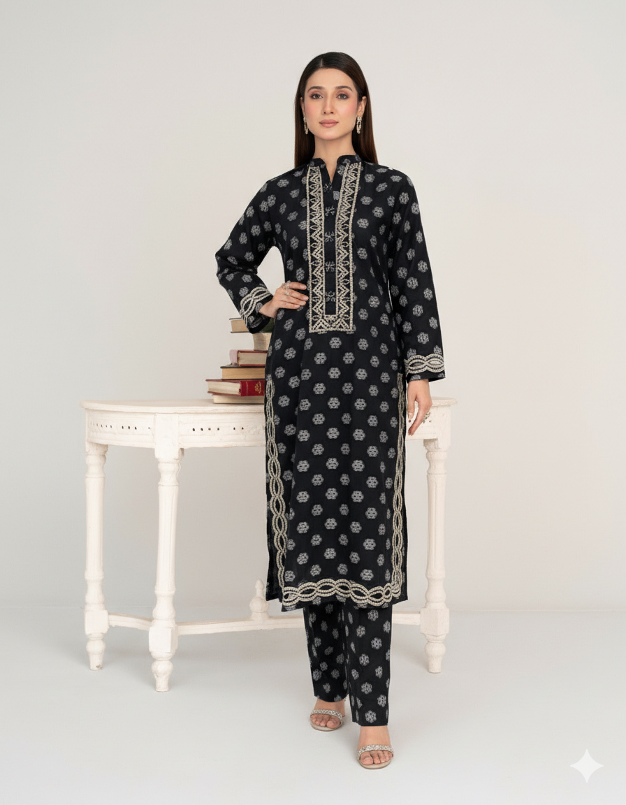 Zelve Premium Fabric Pakistani Summer Dresses - Sahiba-clothing - 1