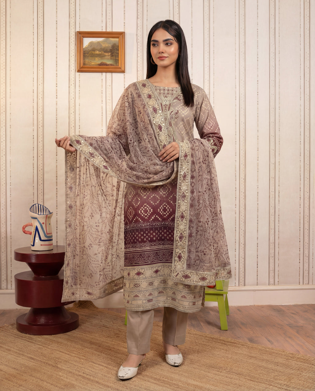Amelise Premium Fabric Pakistani Summer Dresses - Sahiba-clothing - 1