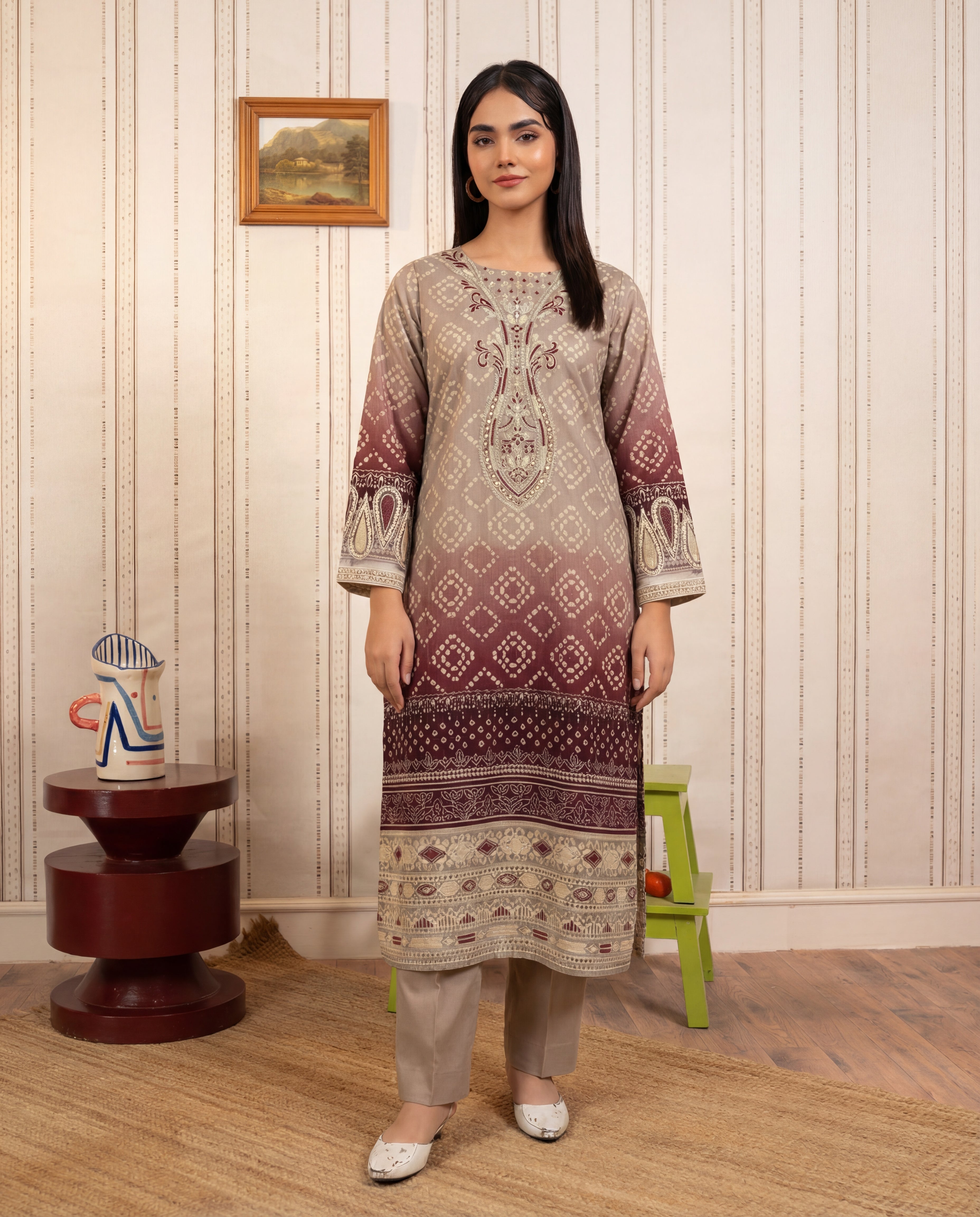 Amelise Premium Fabric Pakistani Summer Dresses - Sahiba-clothing - 3